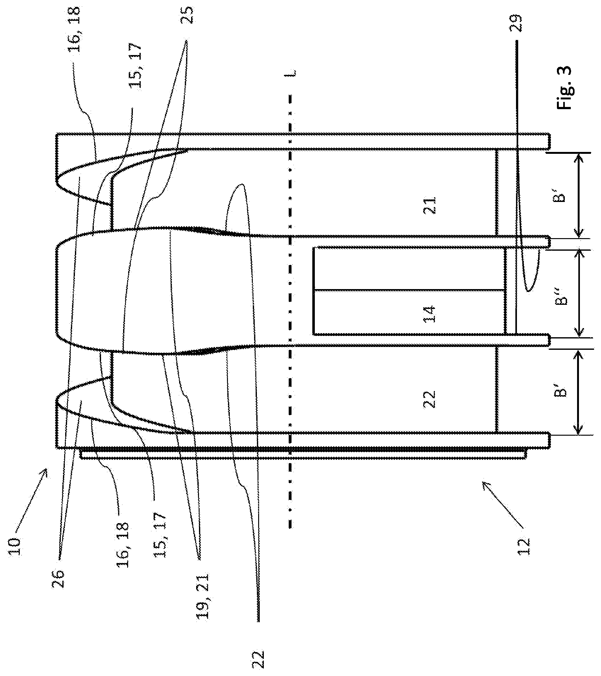 Patent US12305543 Figure 3 – Shift gate, sliding cam system and camshaft