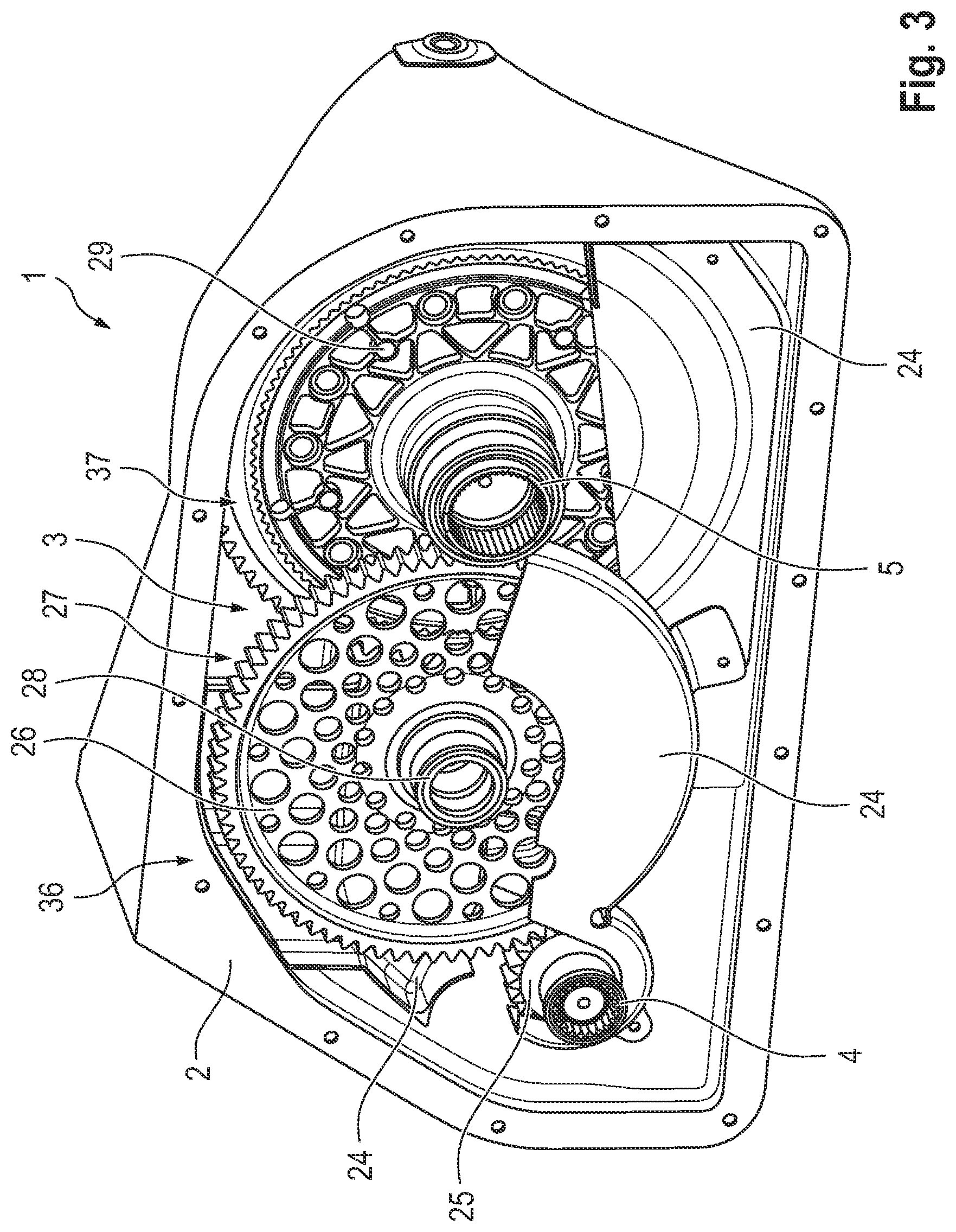 Patent US12305545 Figure 3 – Transmission for a motor vehicle