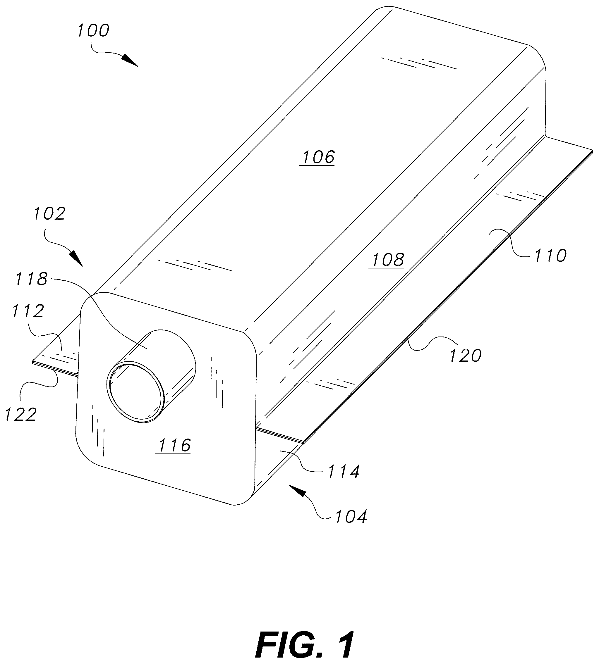 Patent US12305546 Figure 1 – Exhaust sound attenuation and control system