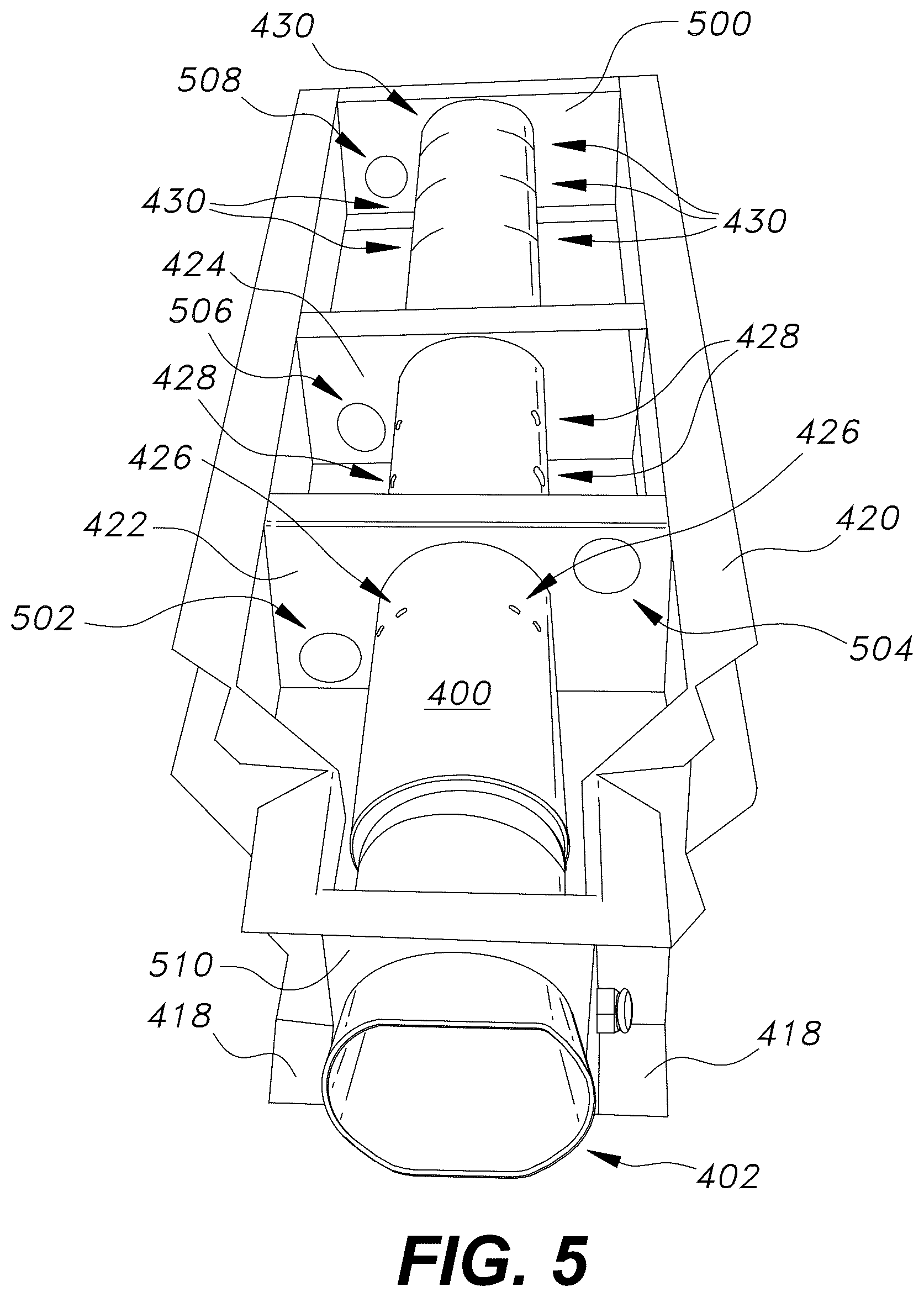 Patent US12305546 Figure 4 – Exhaust sound attenuation and control system