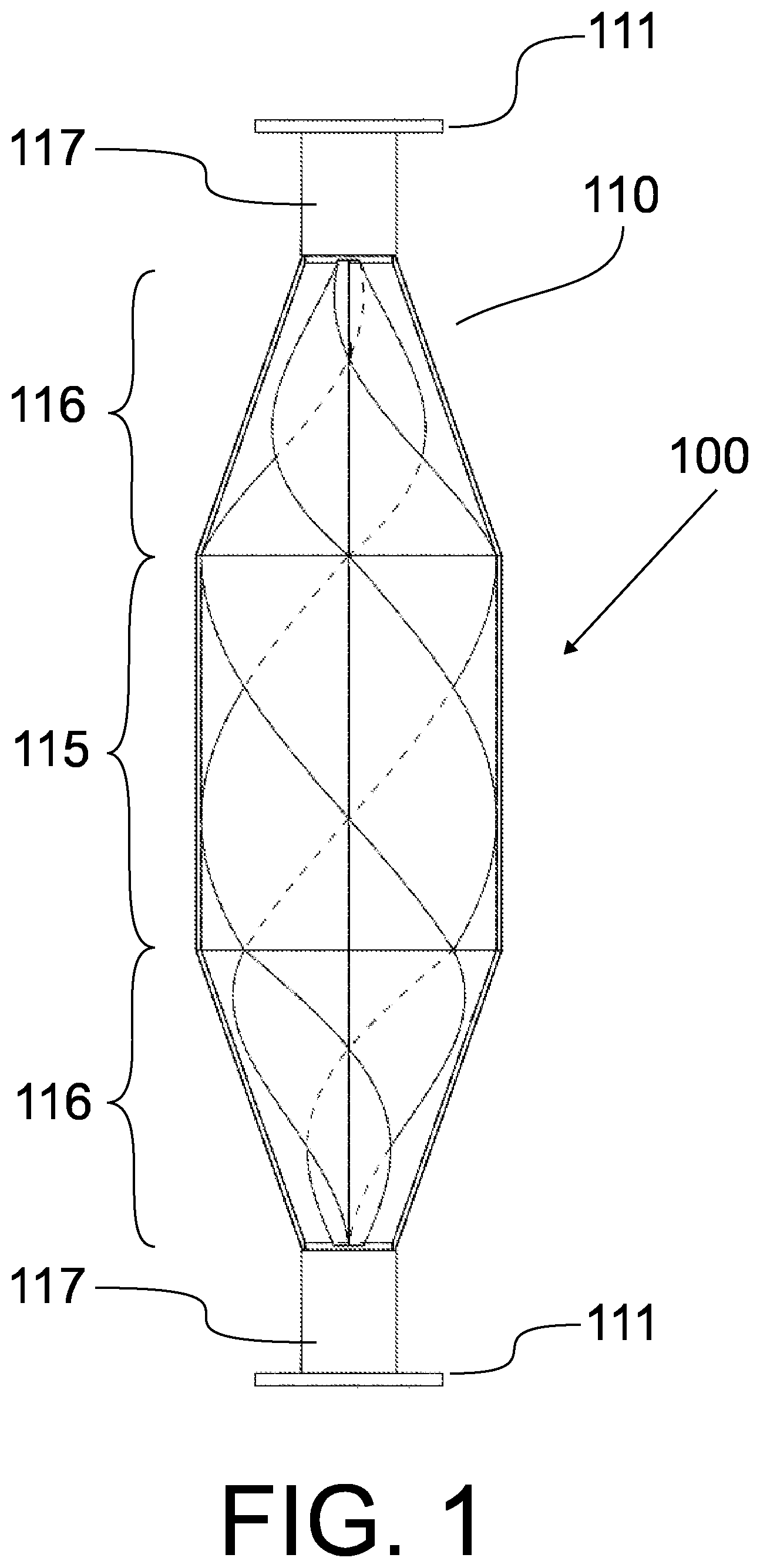 Patent US12305547 Figure 1 – Sound attenuator as well as elements and a method of production thereof
