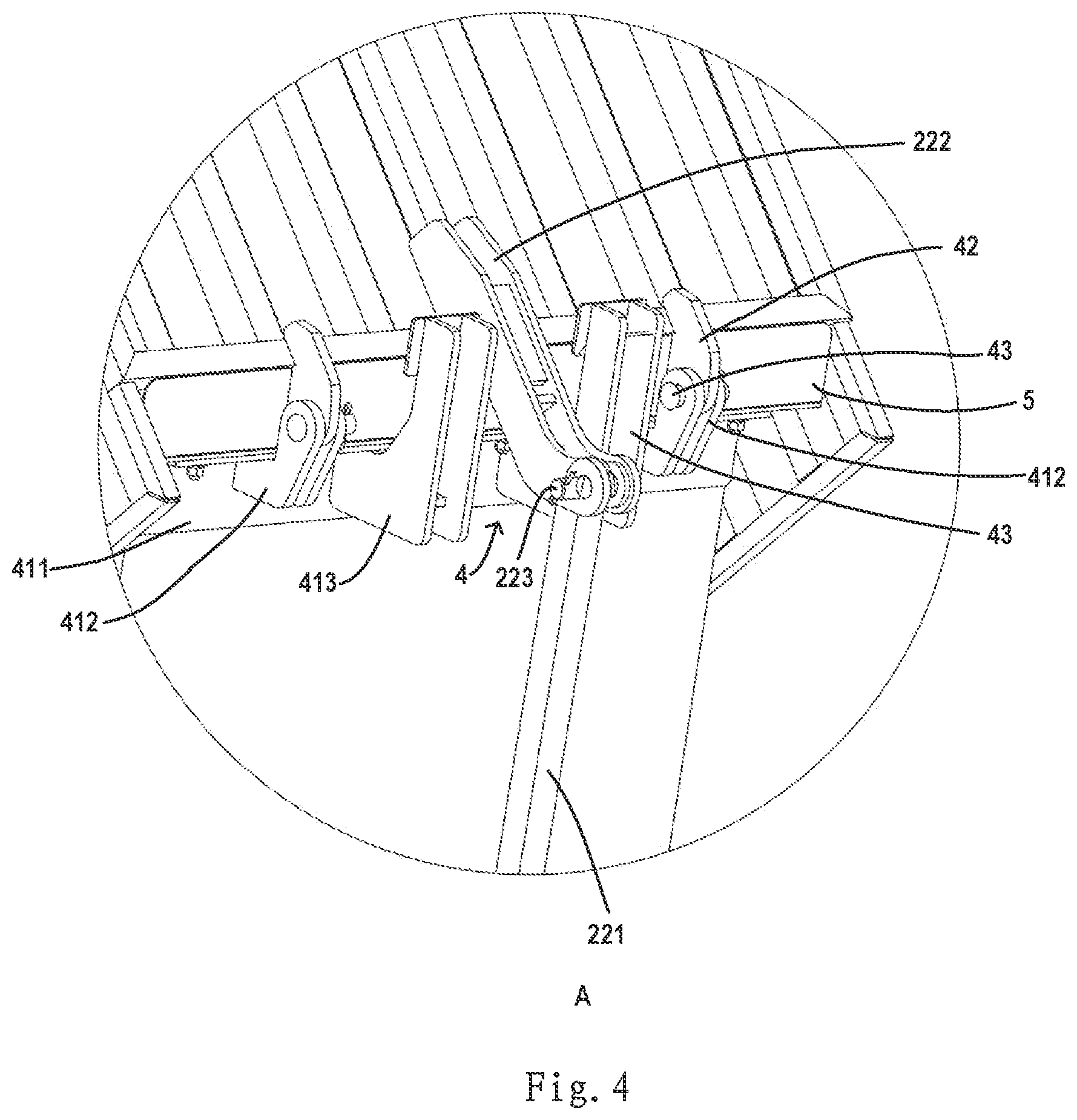 Patent US12305550 Figure 4 – Cover assembly, pipe assembly and turbine fracturing unit