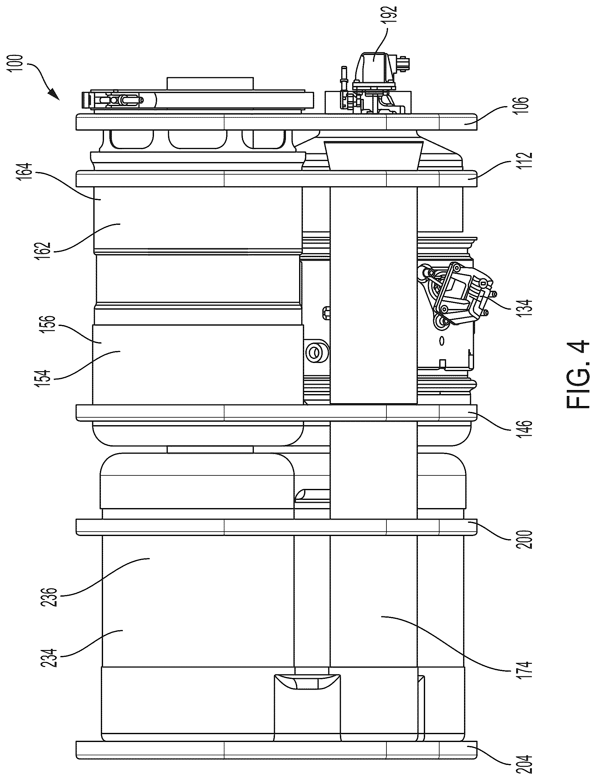 Patent US12305555 Figure 4 – Exhaust gas aftertreatment system