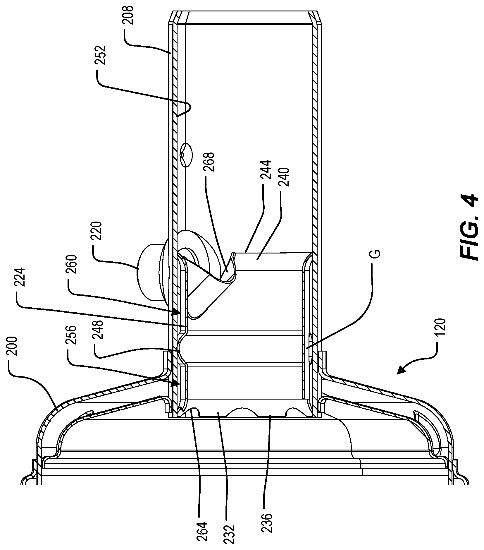 Patent US12305556 Figure 4 – Exhaust gas sample collector and mixer for aftertreatment system
