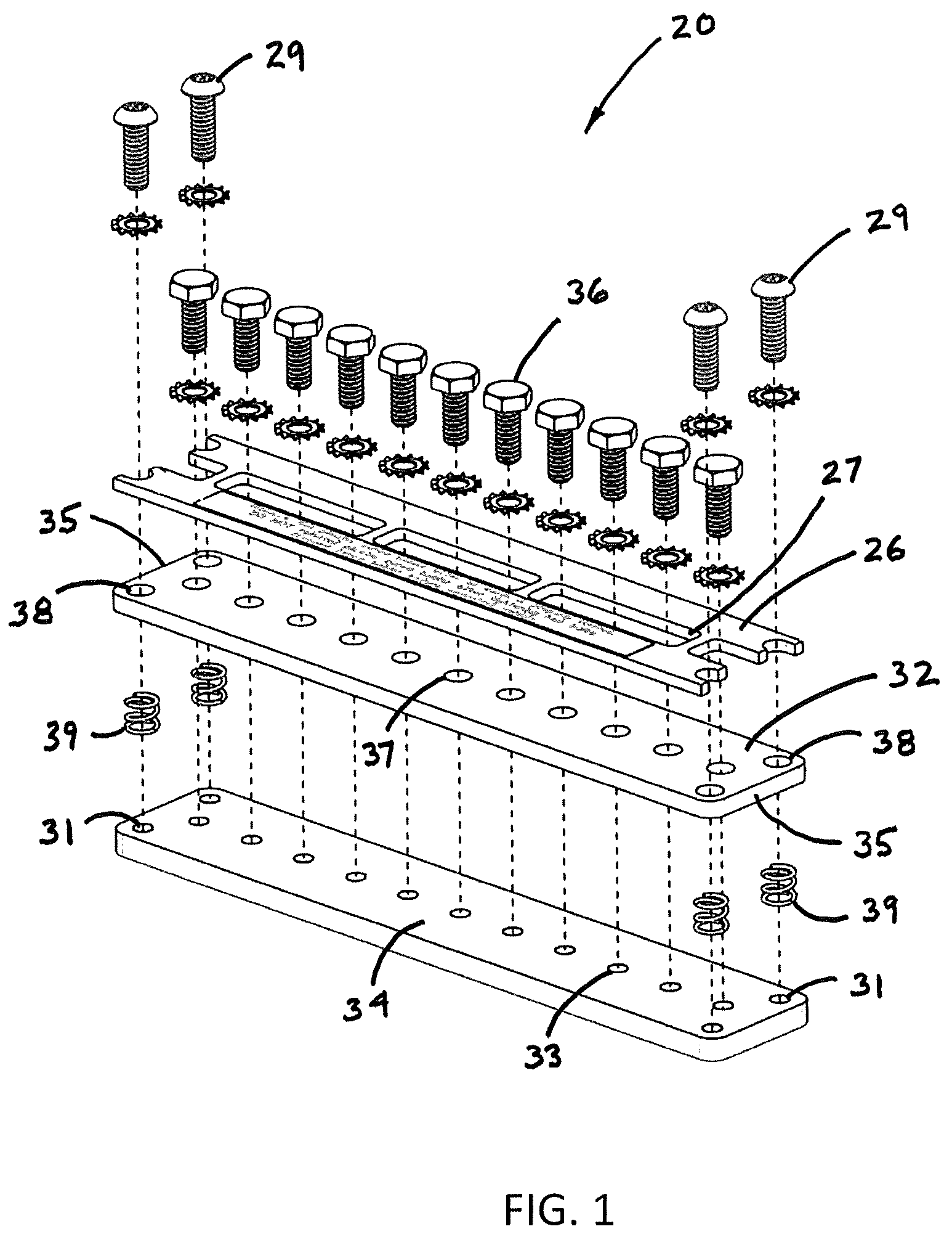 Patent US12305559 — Catalytic converter locking device and assembly — Figure 1