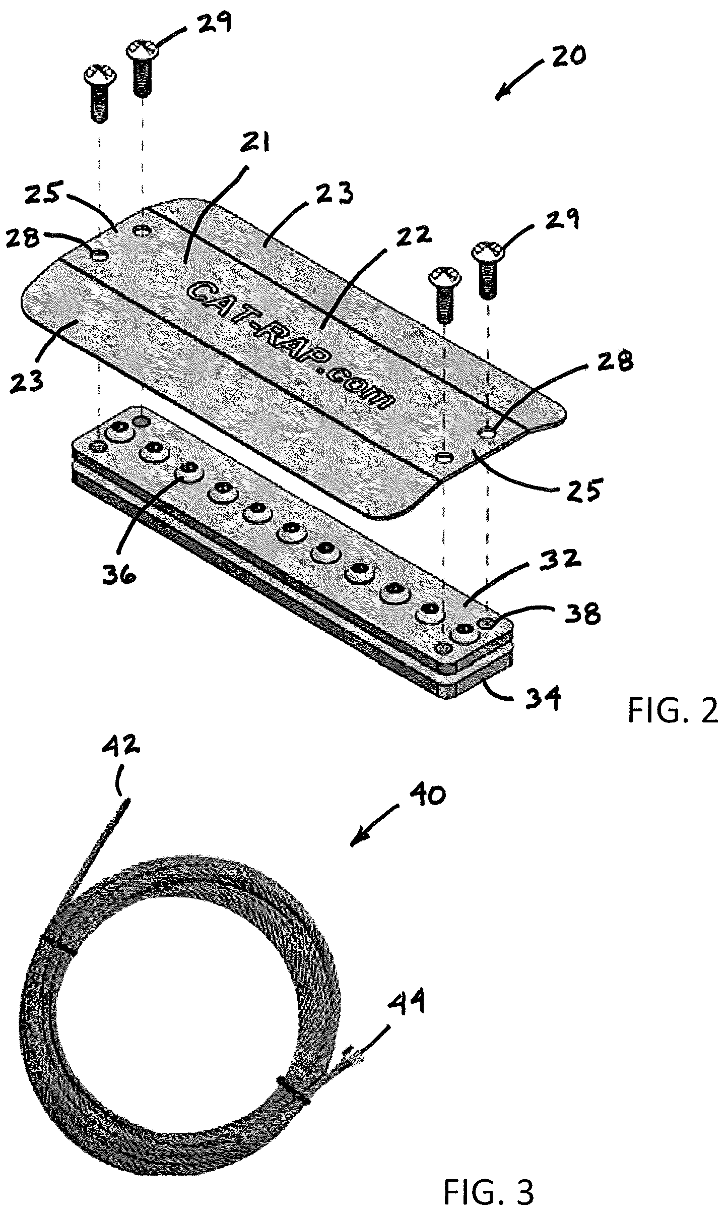 Patent US12305559 Figure 2 – Catalytic converter locking device and assembly