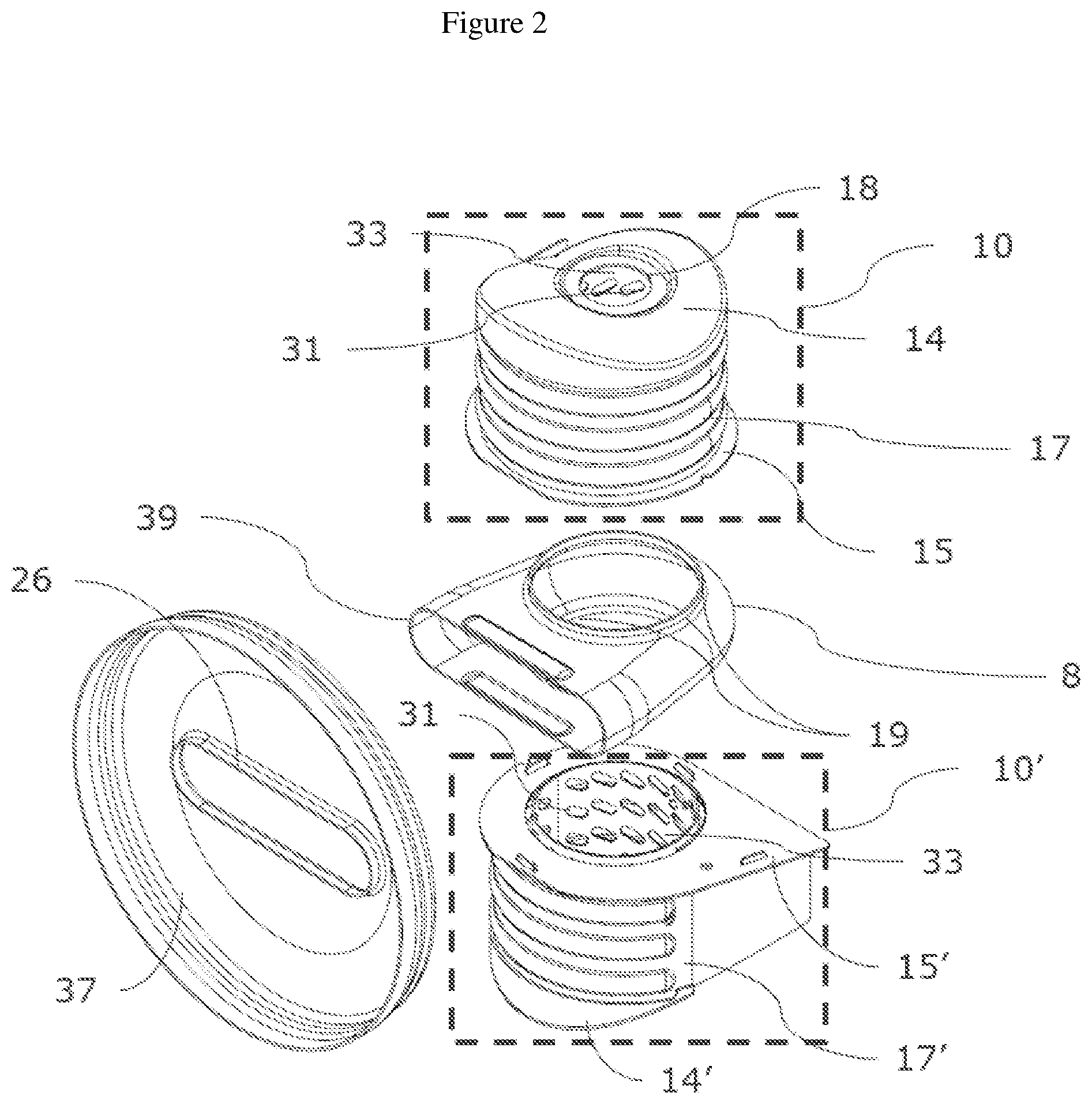 Patent US12305562 Figure 2 – Compact evaporation and mixing device