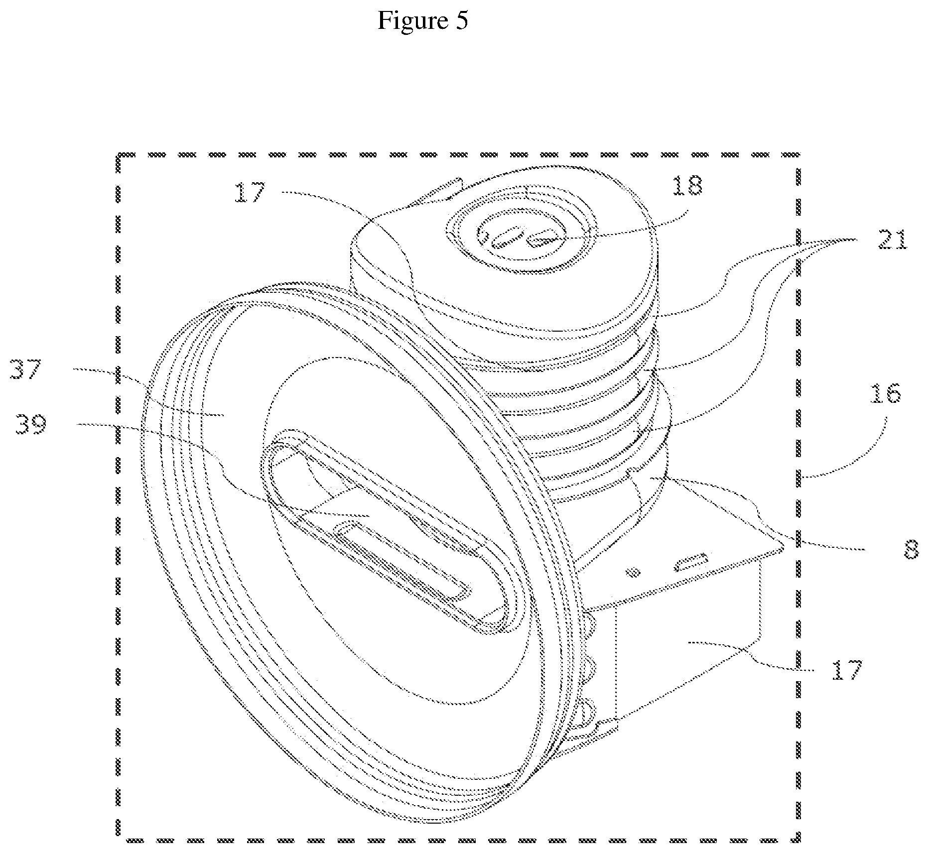 Patent US12305562 Figure 5 – Compact evaporation and mixing device