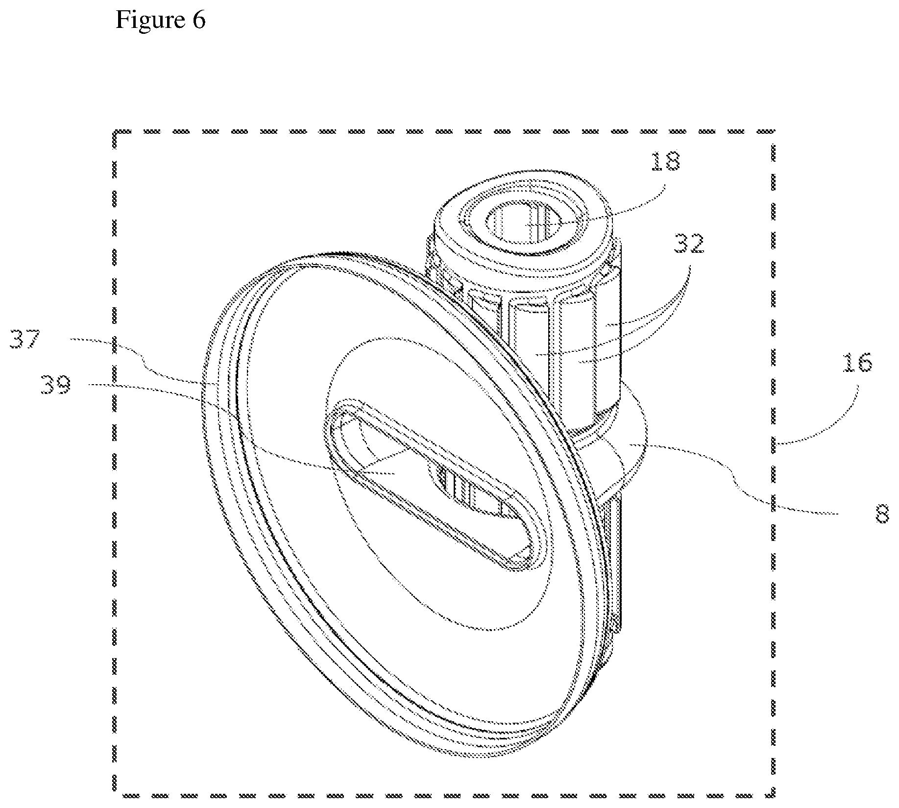 Patent US12305562 Figure 6 – Compact evaporation and mixing device