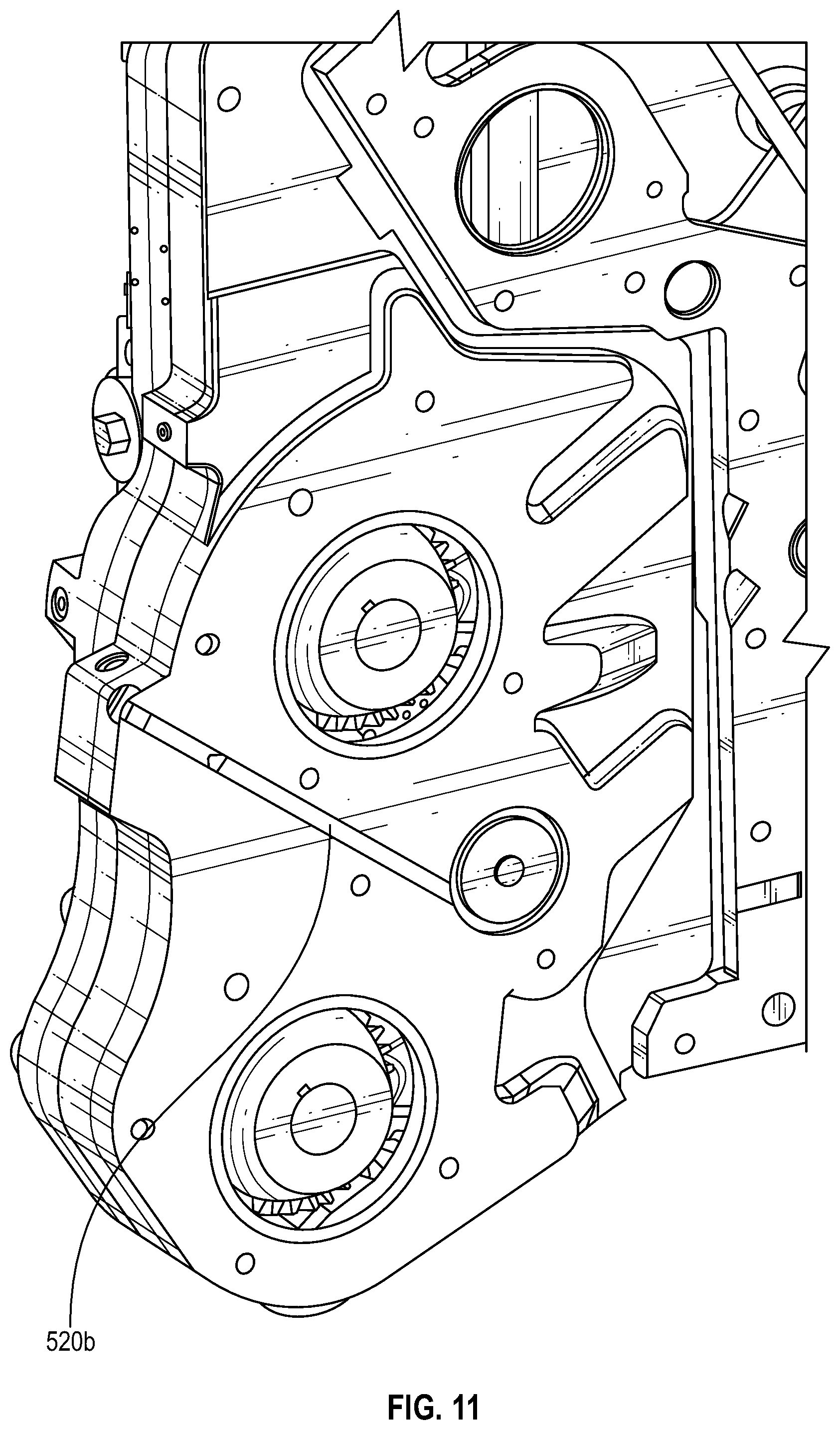 Patent US12305567 Figure 11 – Gear cover and gear housing system