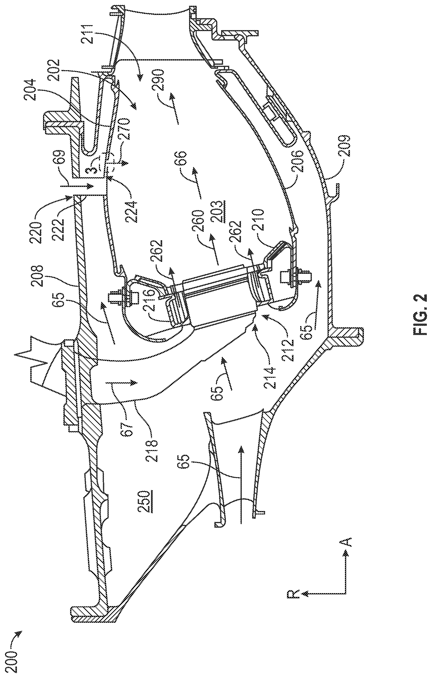 Patent US12305571 Figure 2 – Combustor