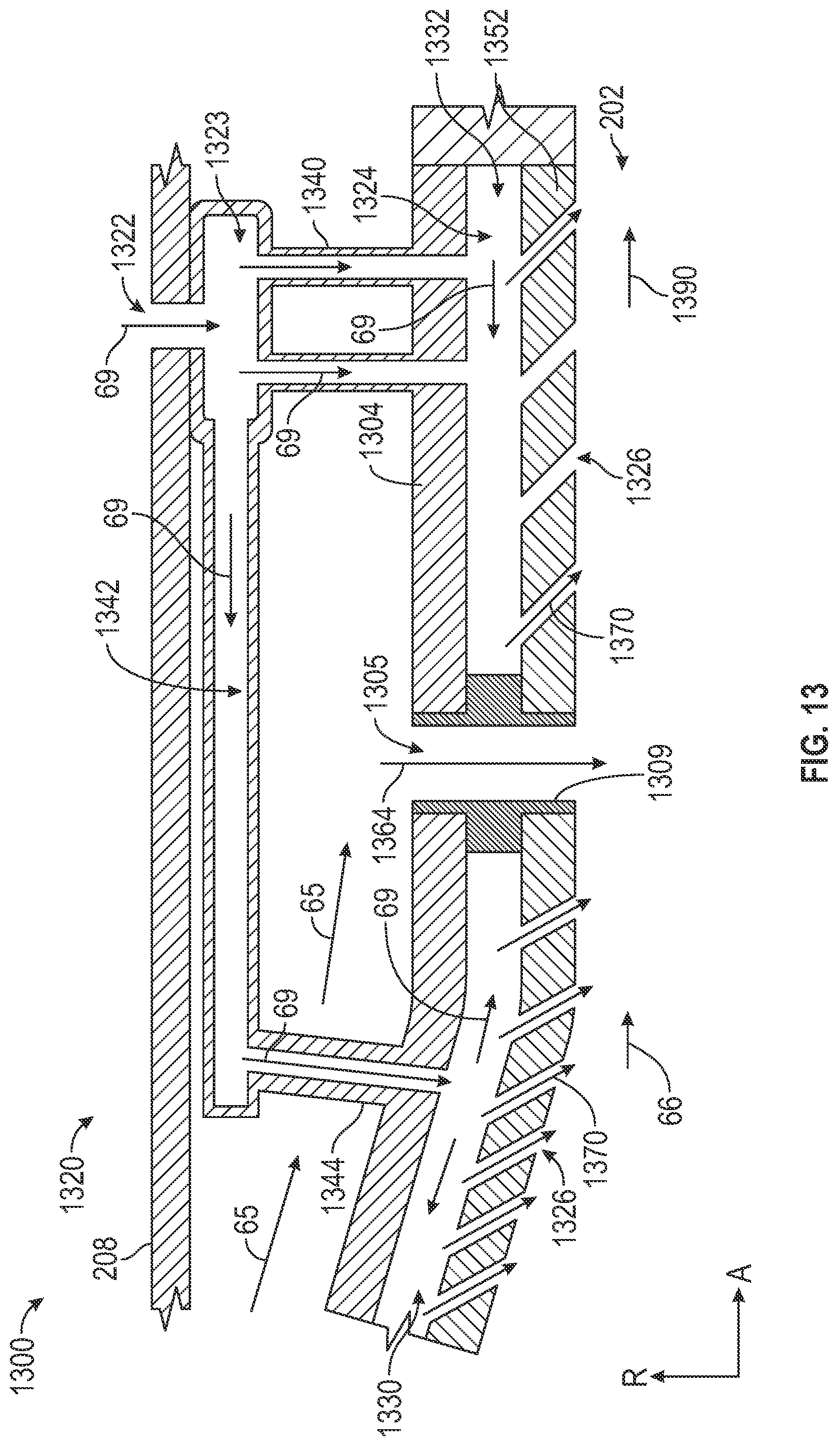 Patent US12305571 Figure 9 – Combustor