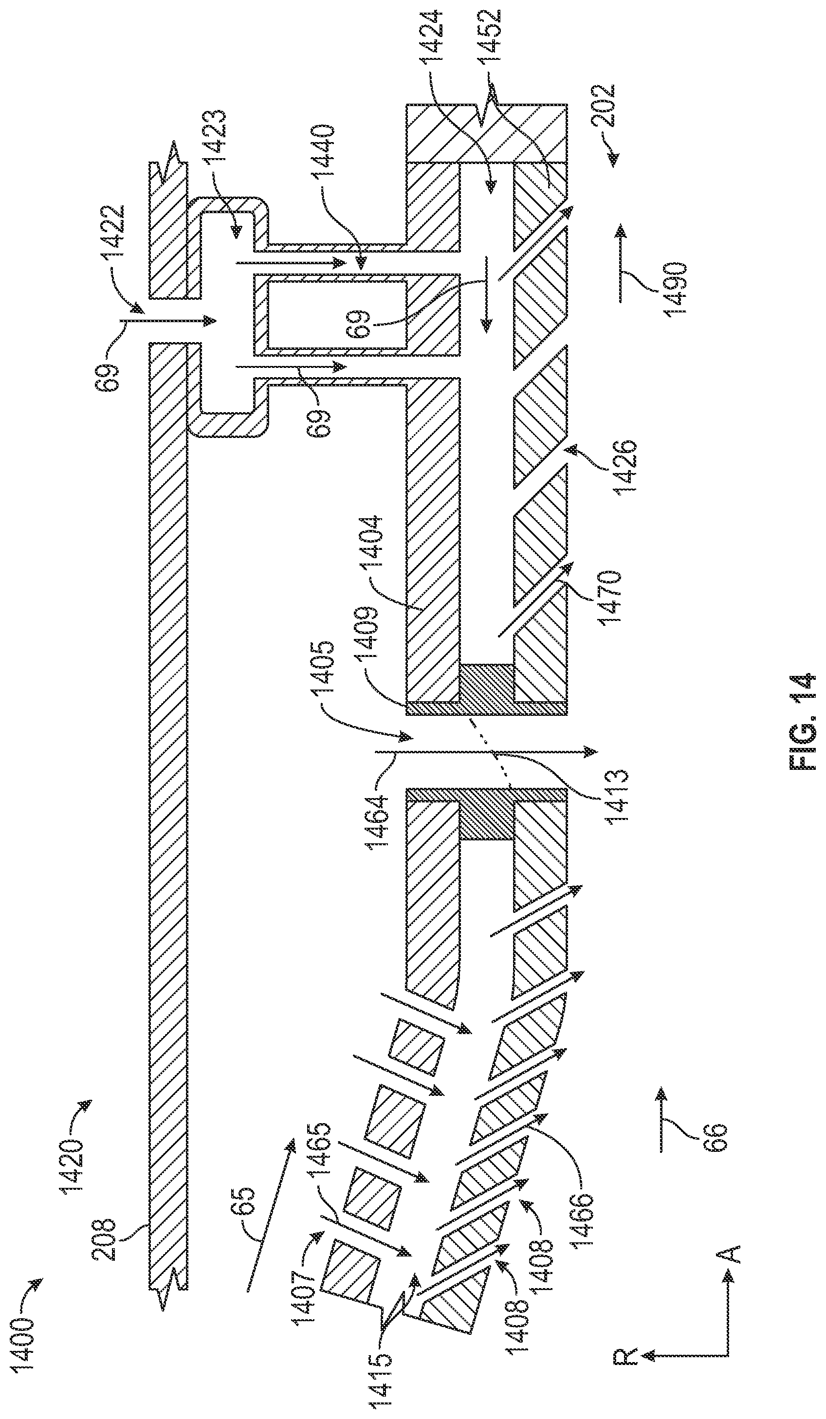 Patent US12305571 Figure 10 – Combustor