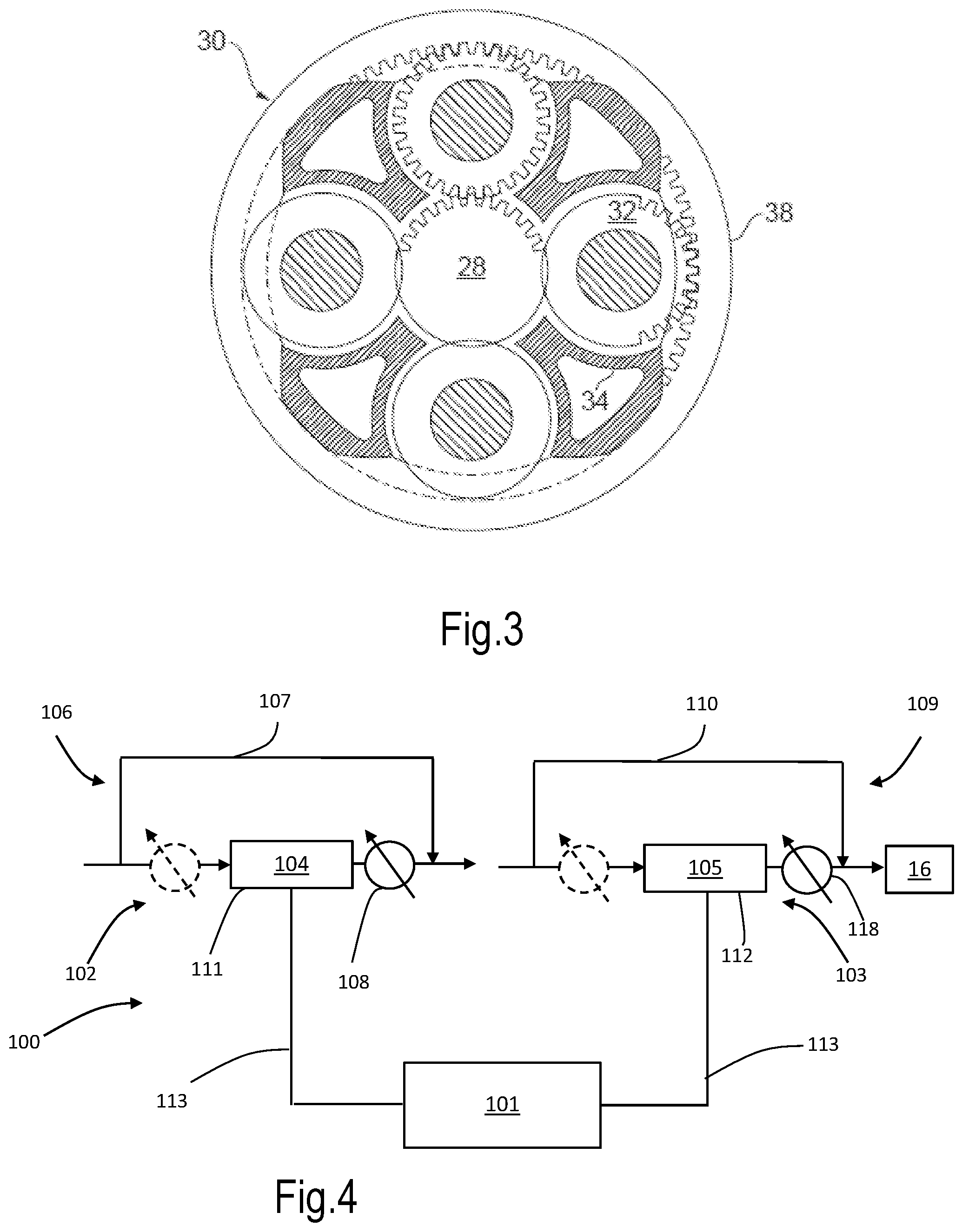 Patent US12305574 Figure 2 – Gas turbine engine with improved heat management