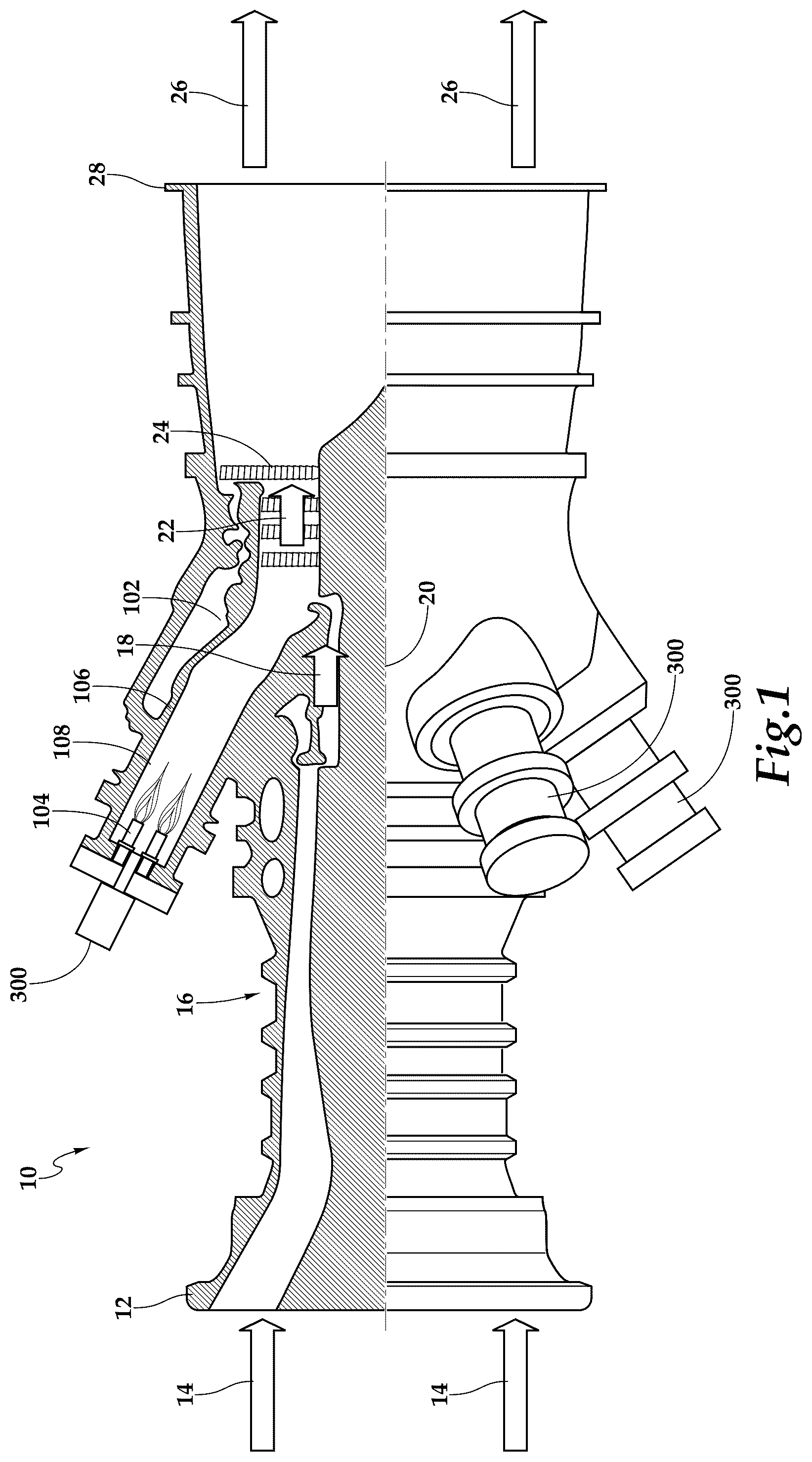 Patent US12305578 — Ignition system for power generation engine — Figure 1