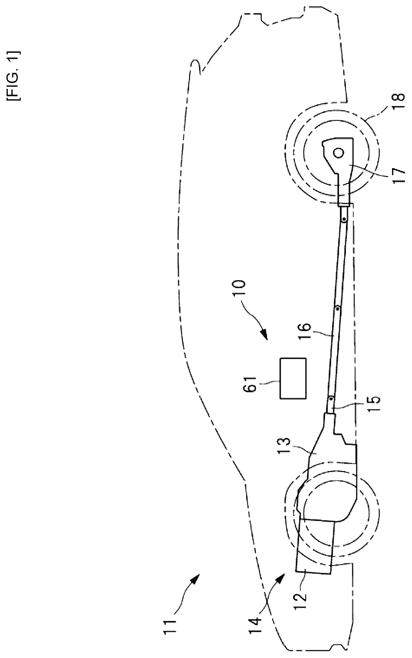 Patent US12305588 Figure 1 – Vehicle control apparatus