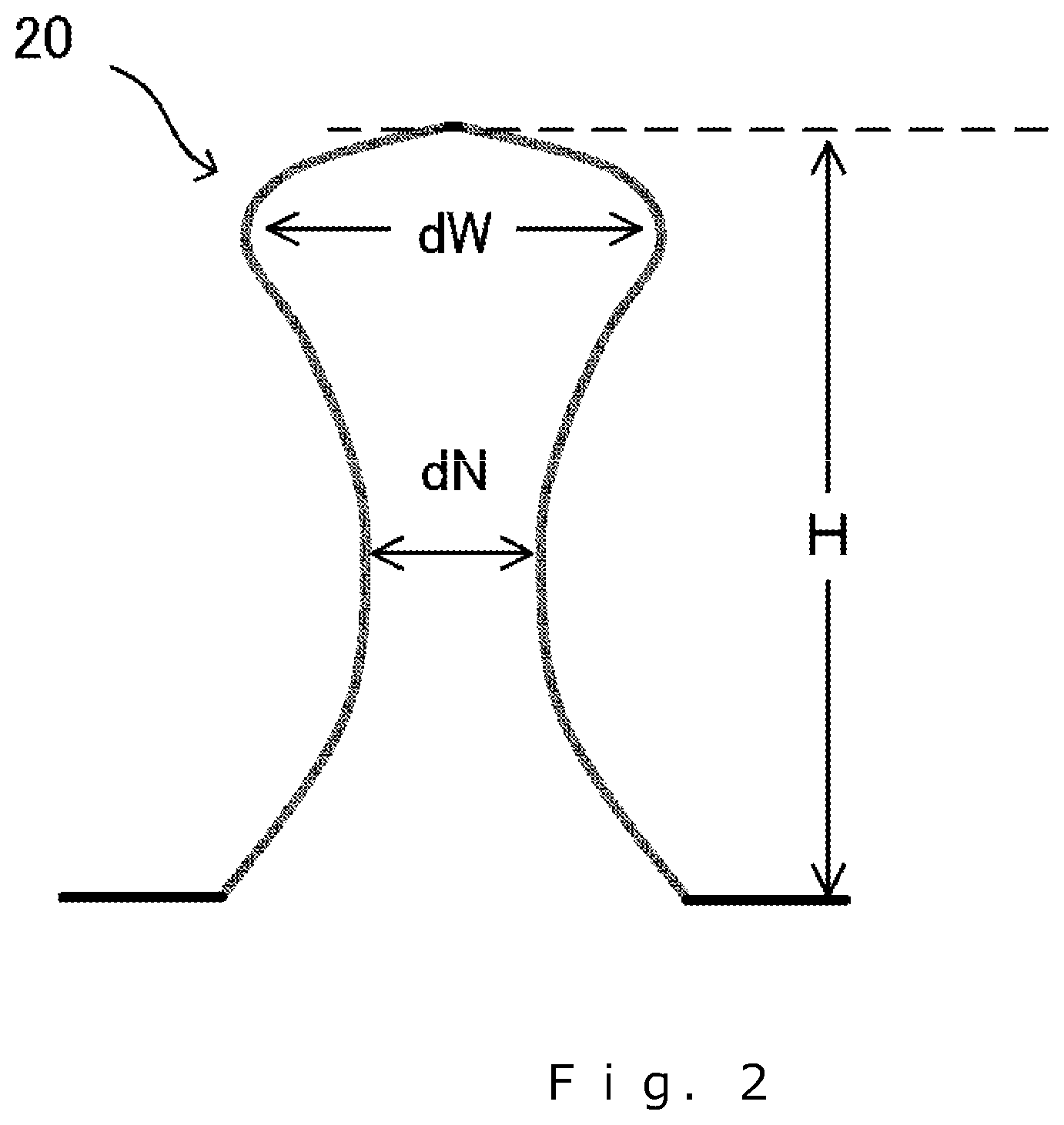 Patent US12305590 Figure 2 – Spiny liner and manufacturing method of same, and method of determining bonding strength