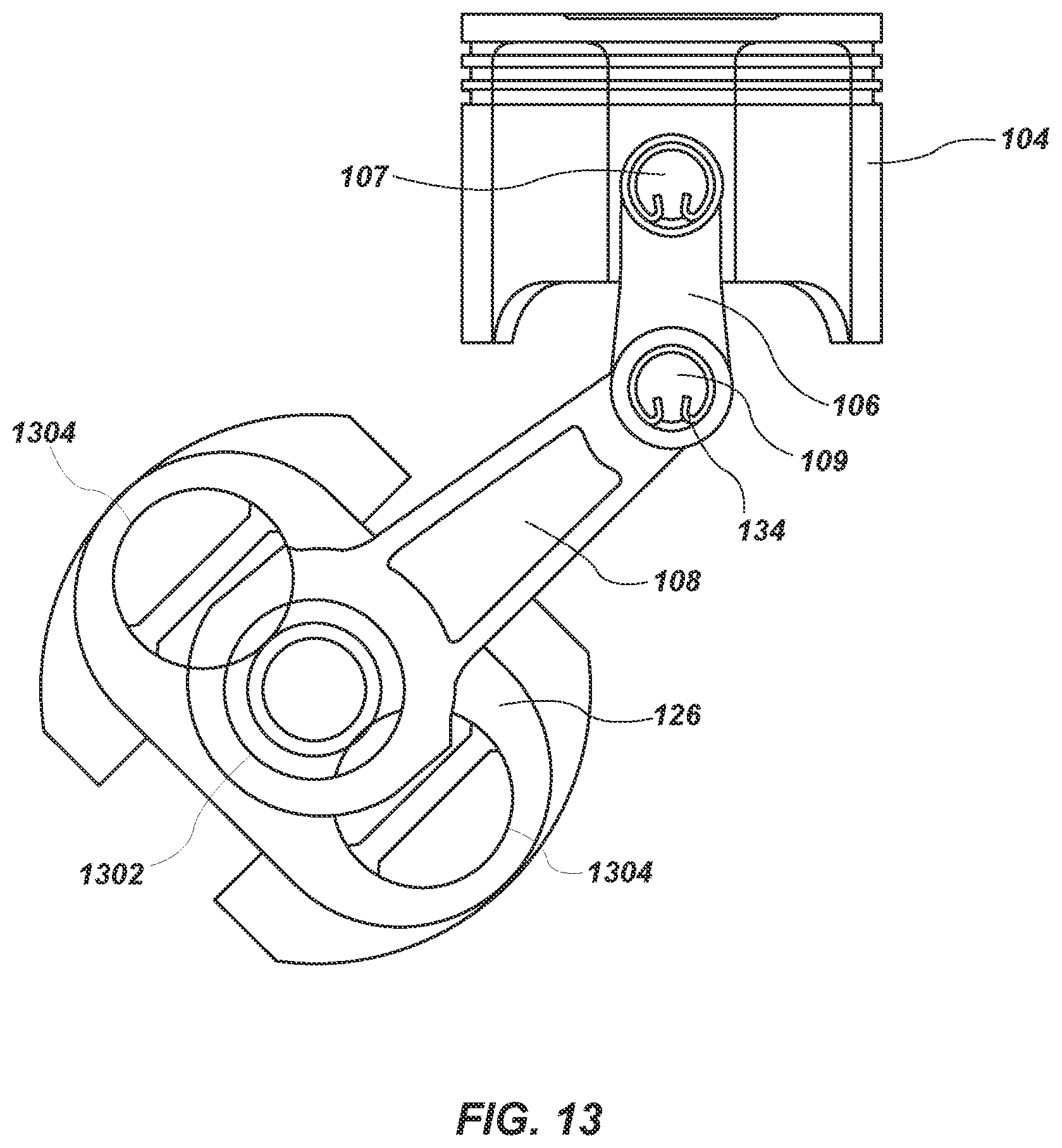 Patent US12305591 Figure 6 – Reciprocating-piston assembly, internal combustion engine, and related methods