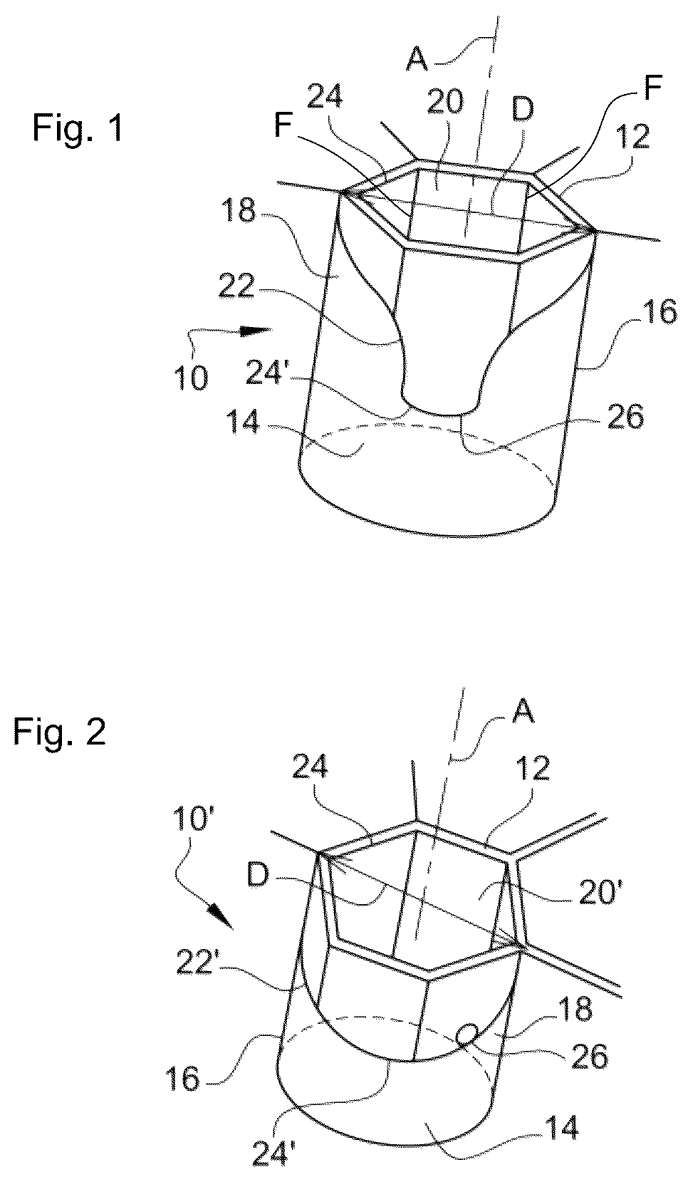 Patent US12305592 Figure 1 – Method for manufacturing a structure with cellular cores for a turbojet nacelle