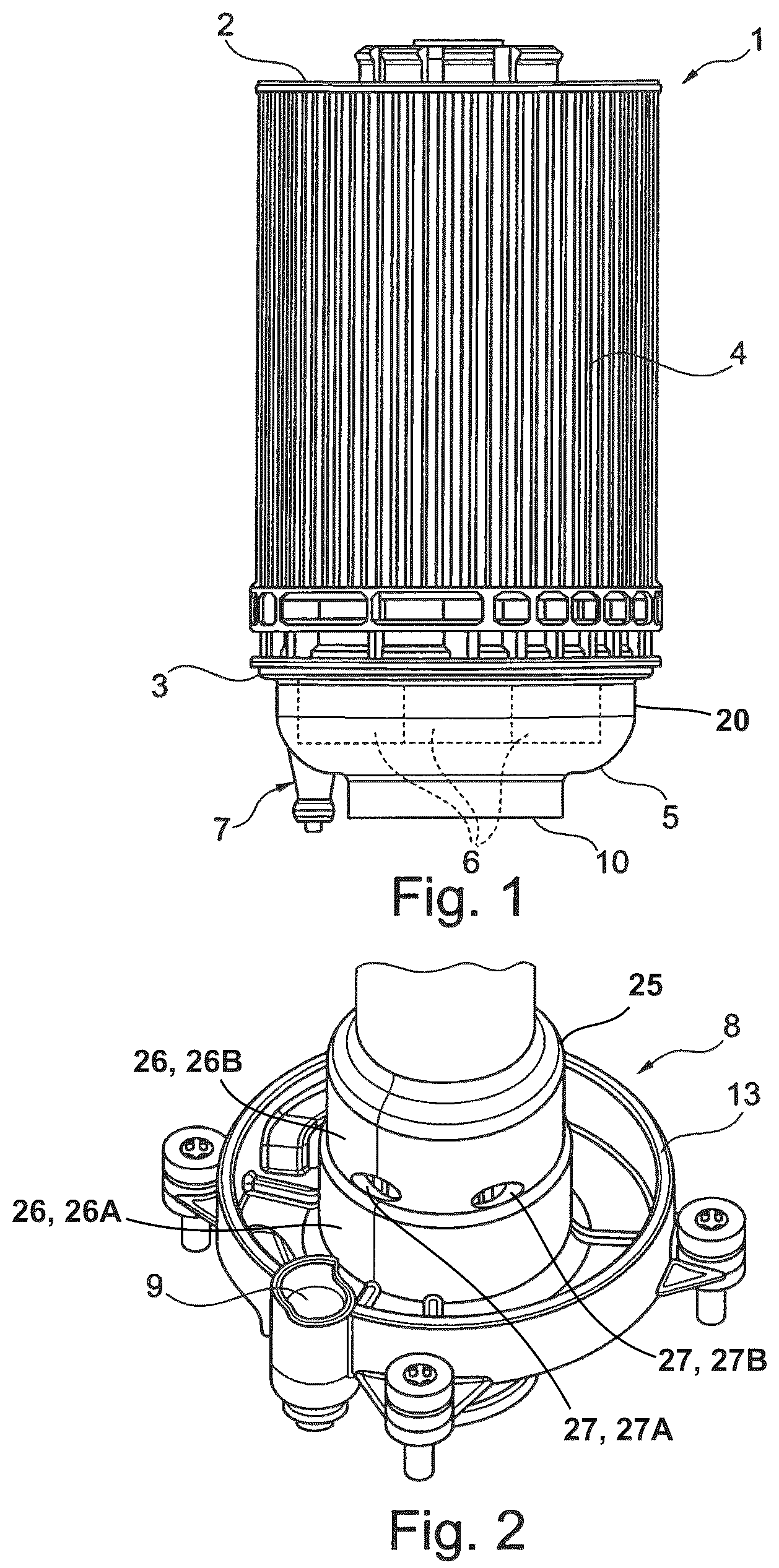 Patent US12305599 — Filter device — Figure 1