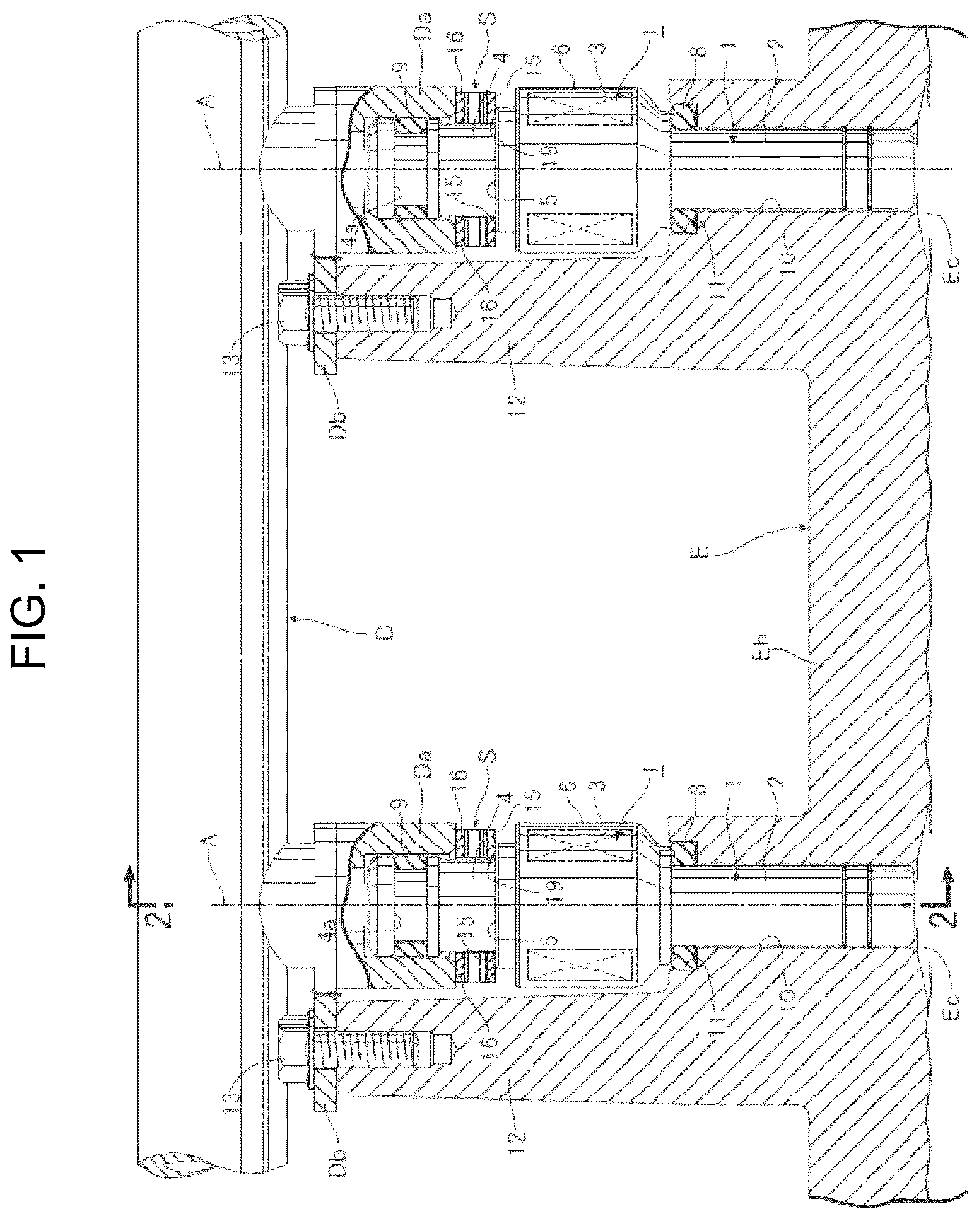 Patent US12305600 — Fuel injection valve support structure — Figure 1