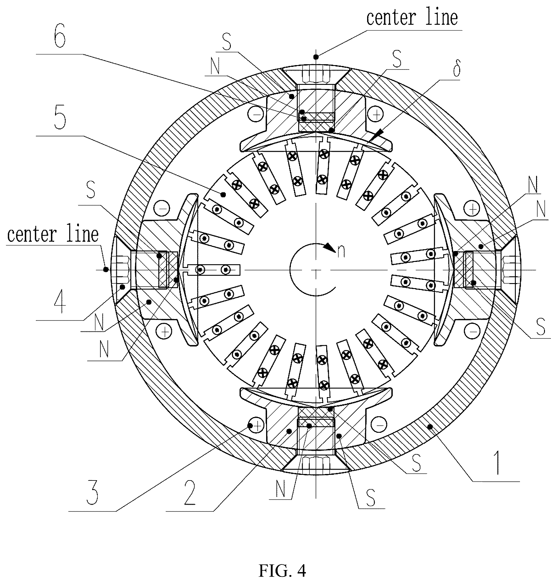 Patent US12305602 Figure 4 – Hybrid excitation starter for internal combustion engine