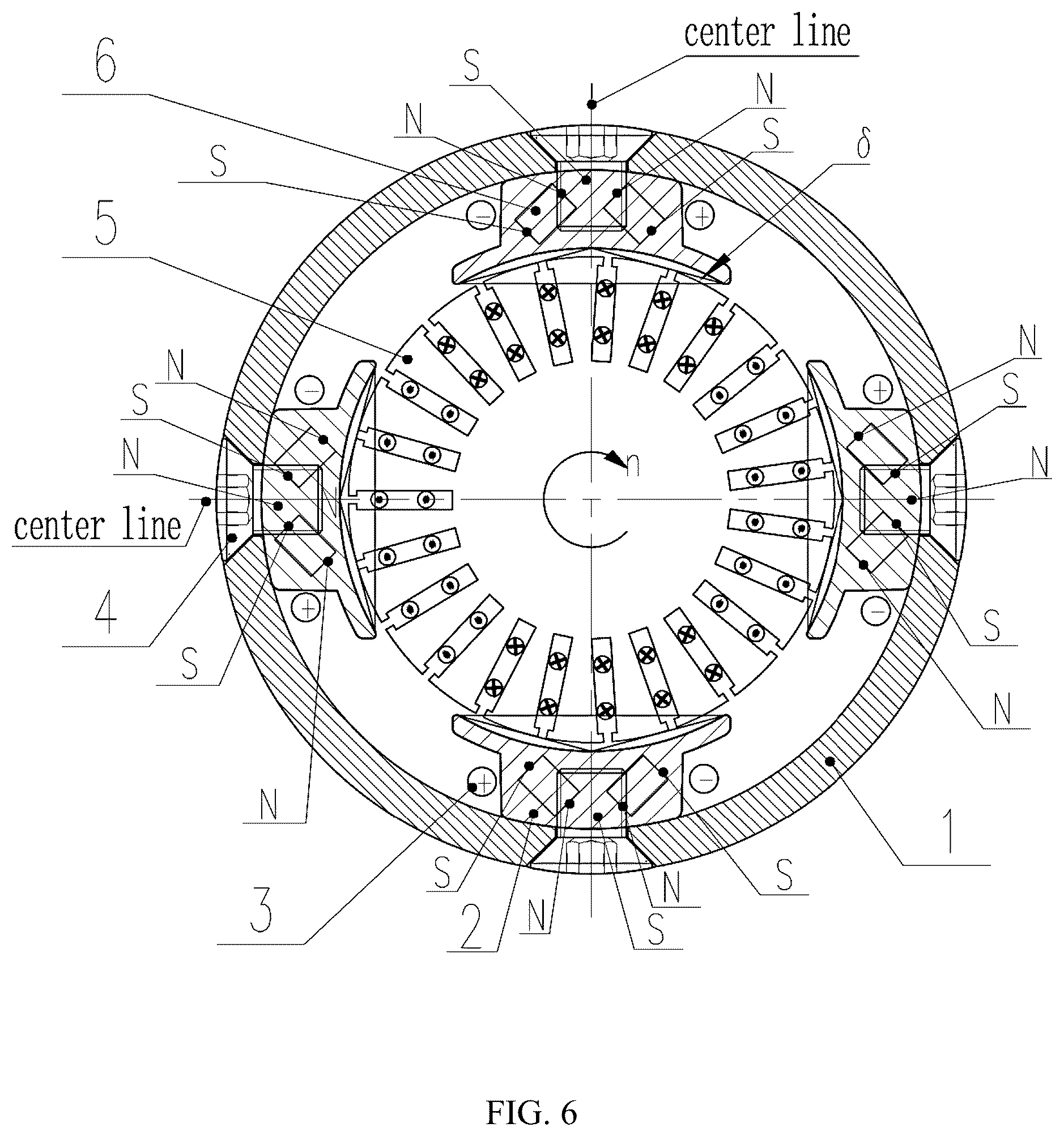 Patent US12305602 Figure 6 – Hybrid excitation starter for internal combustion engine