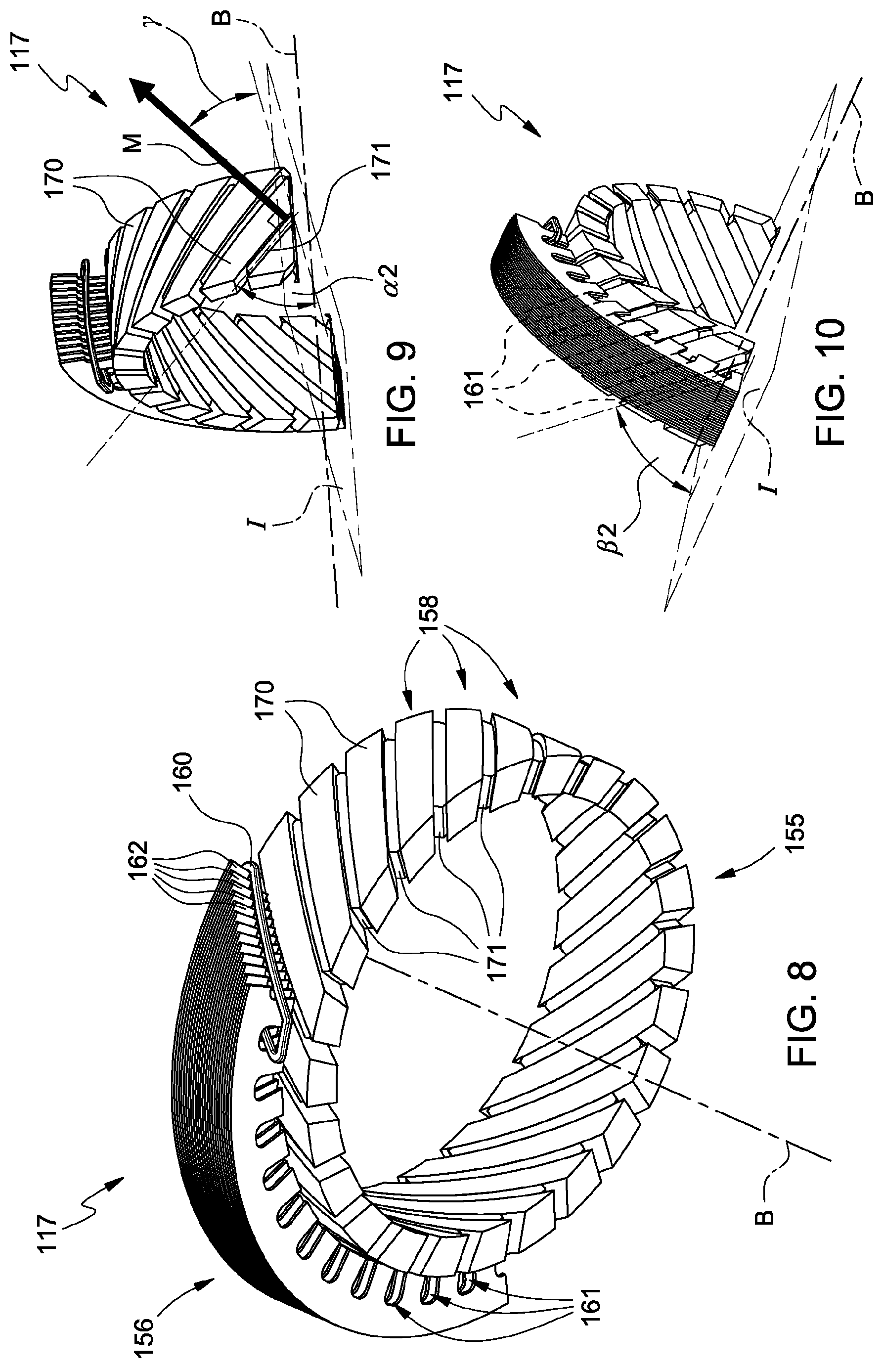 Patent US12305604 Figure 5 – Hydroelectric unit, submersible hydraulic assembly comprising said hydroelectric unit and energy storage plant comprising said hydroelectric unit