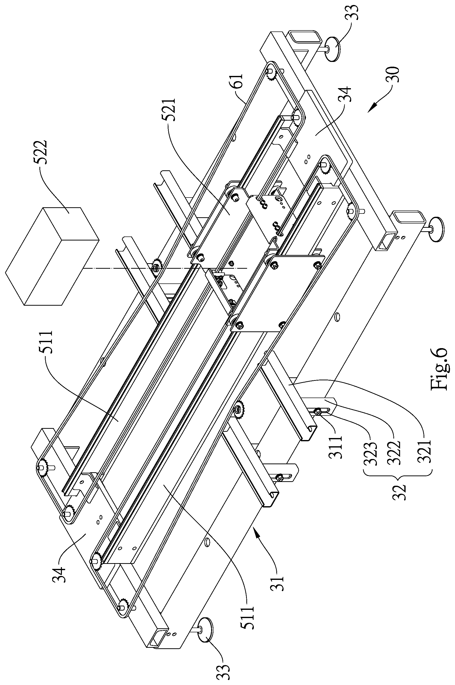 Patent US12305606 Figure 6 – Wave-driven power generation device of converting gravity work