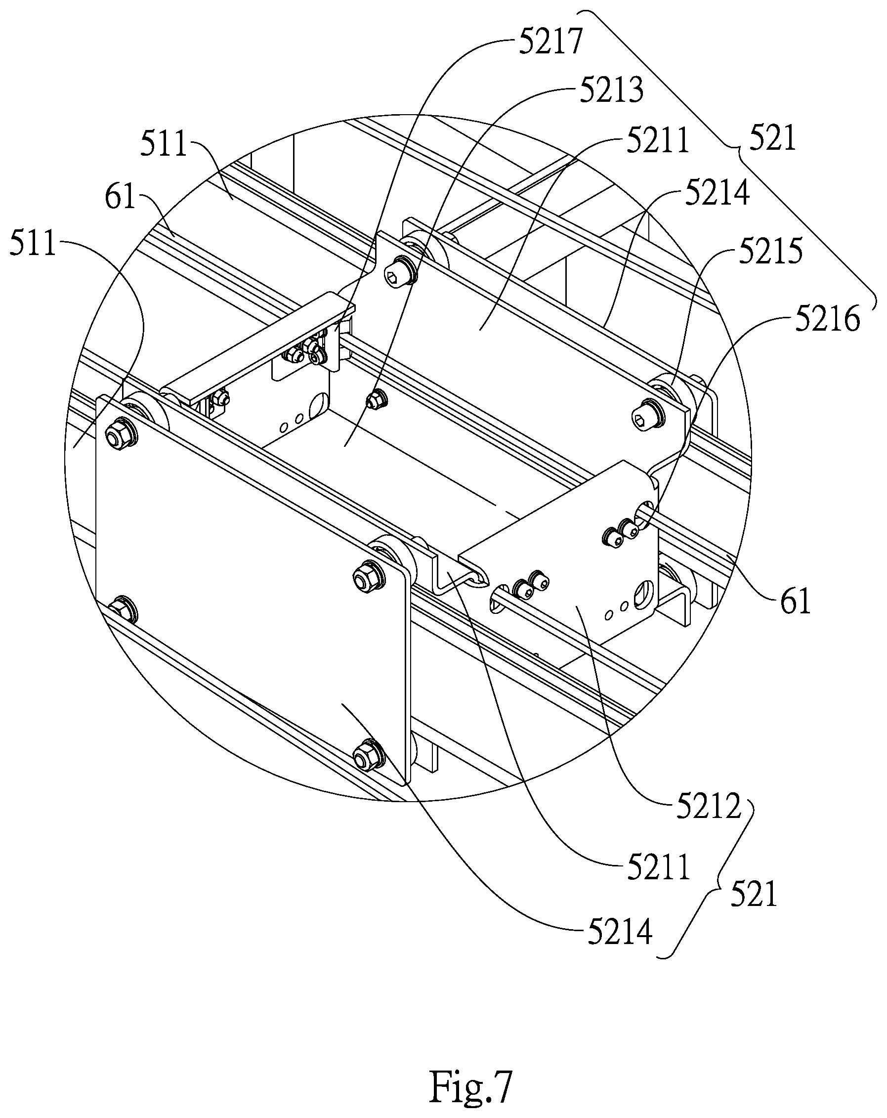 Patent US12305606 Figure 7 – Wave-driven power generation device of converting gravity work