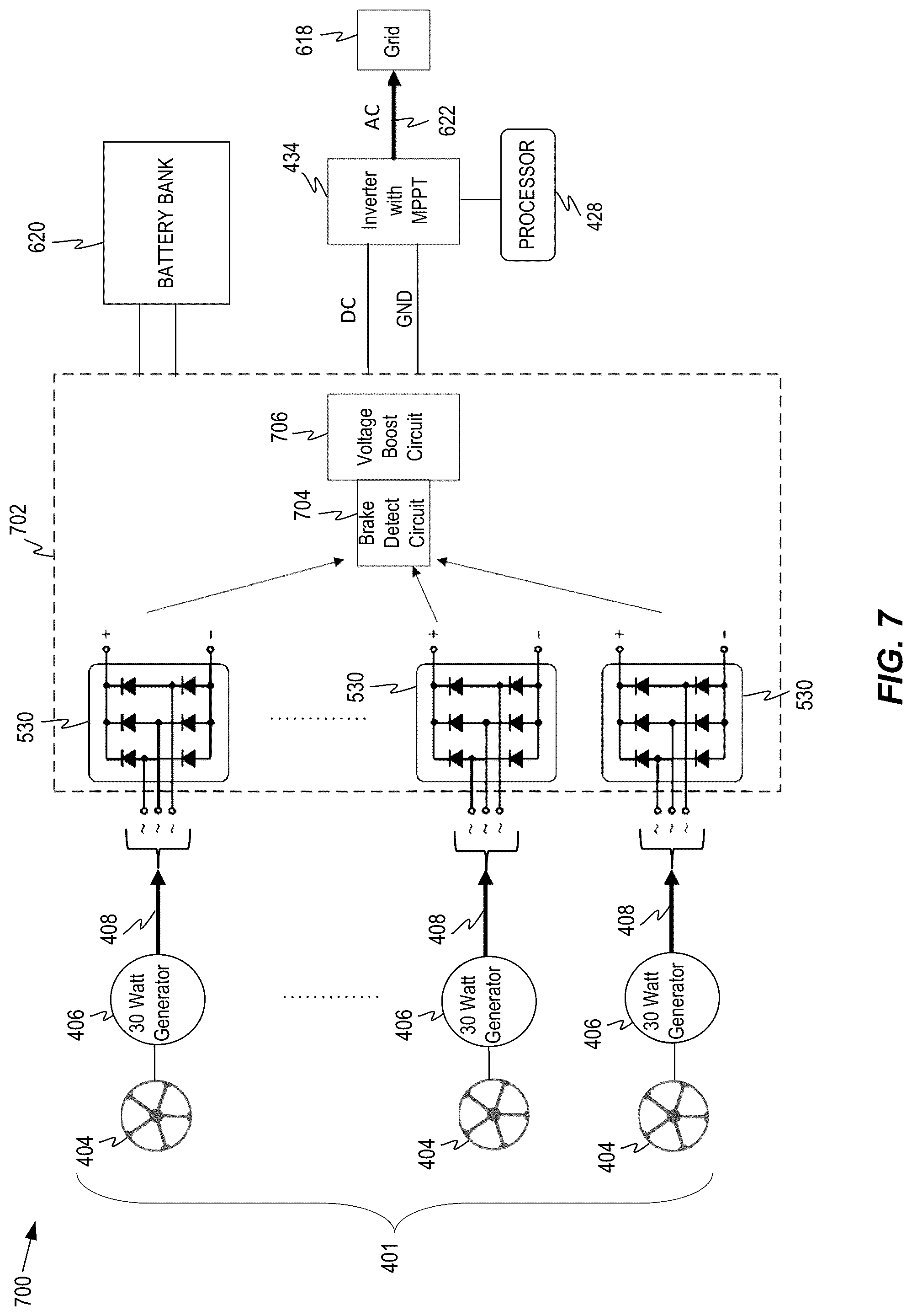 Patent US12305610 Figure 8 – Turbine powered by exhaust fan