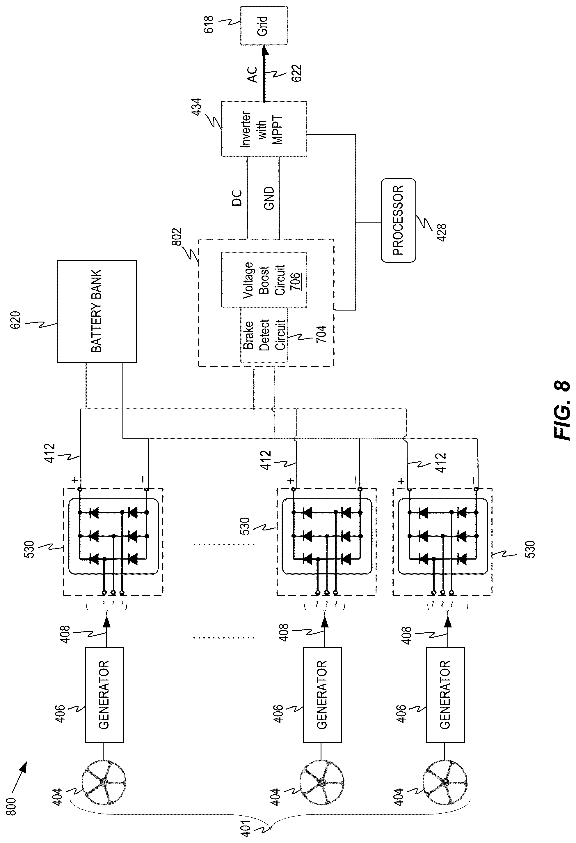 Patent US12305610 Figure 9 – Turbine powered by exhaust fan
