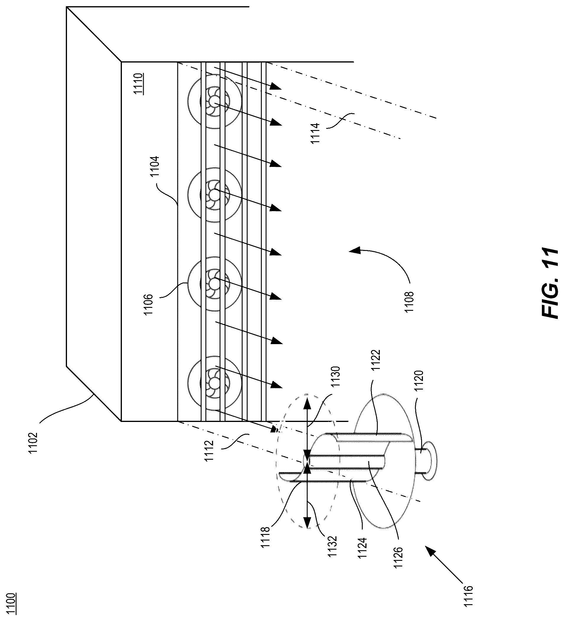 Patent US12305610 Figure 12 – Turbine powered by exhaust fan