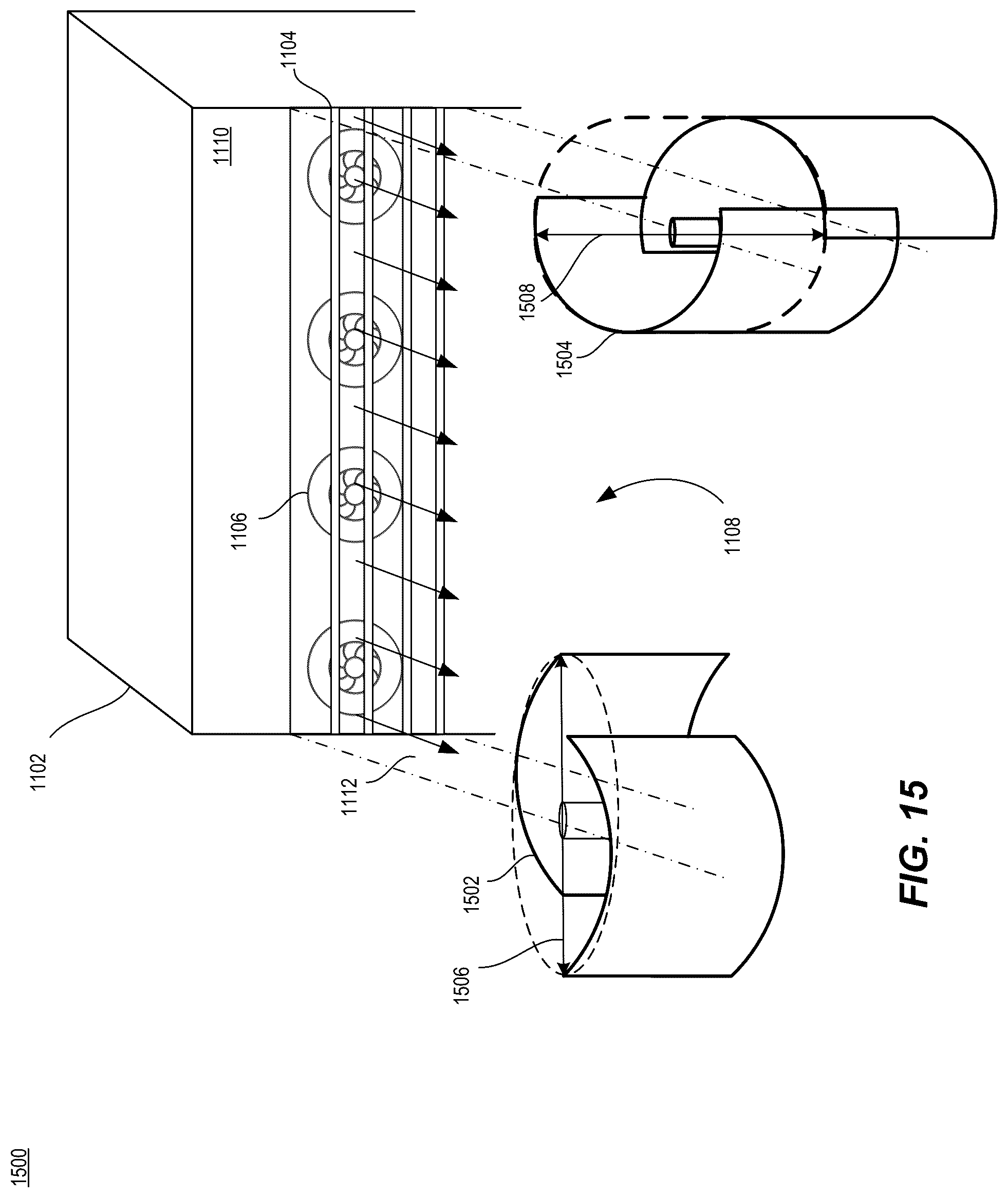 Patent US12305610 Figure 16 – Turbine powered by exhaust fan