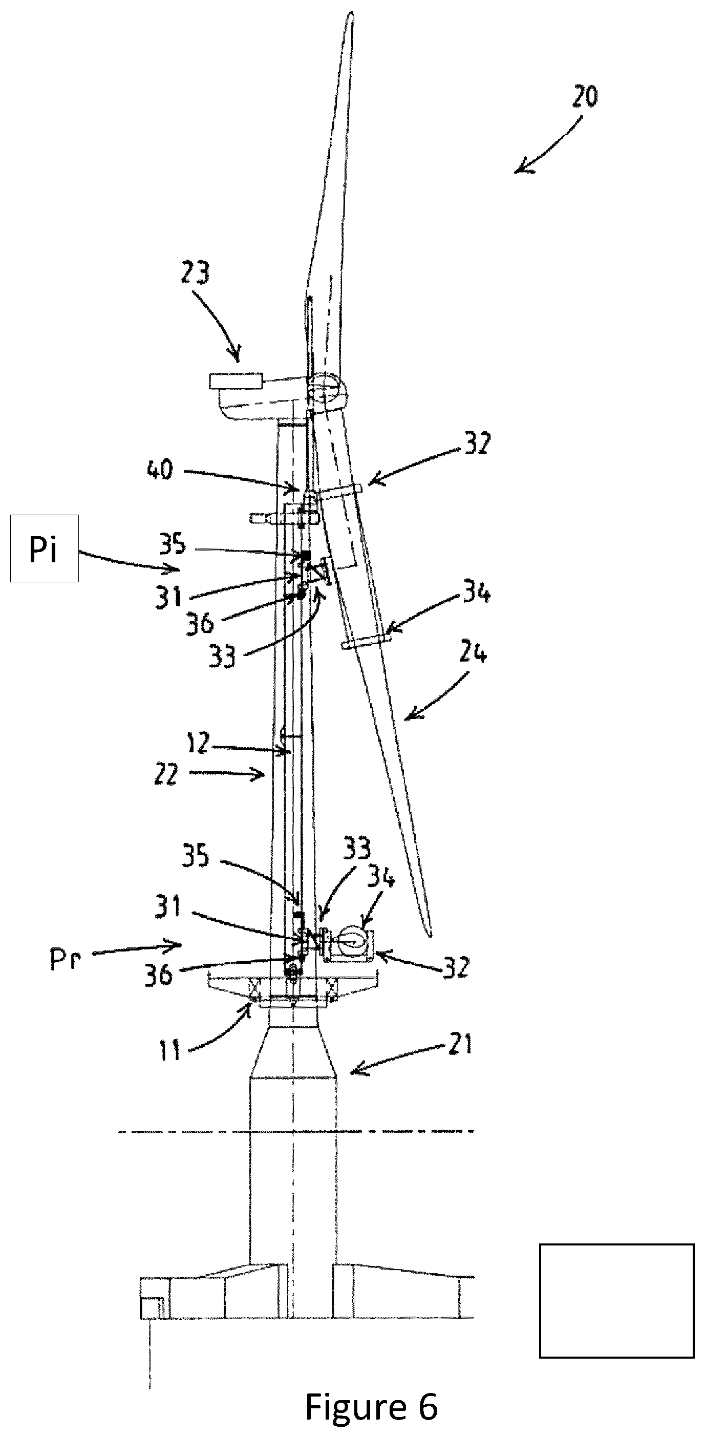 Patent US12305613 Figure 6 – Method and blade installation device for installing a blade of an offshore wind turbine