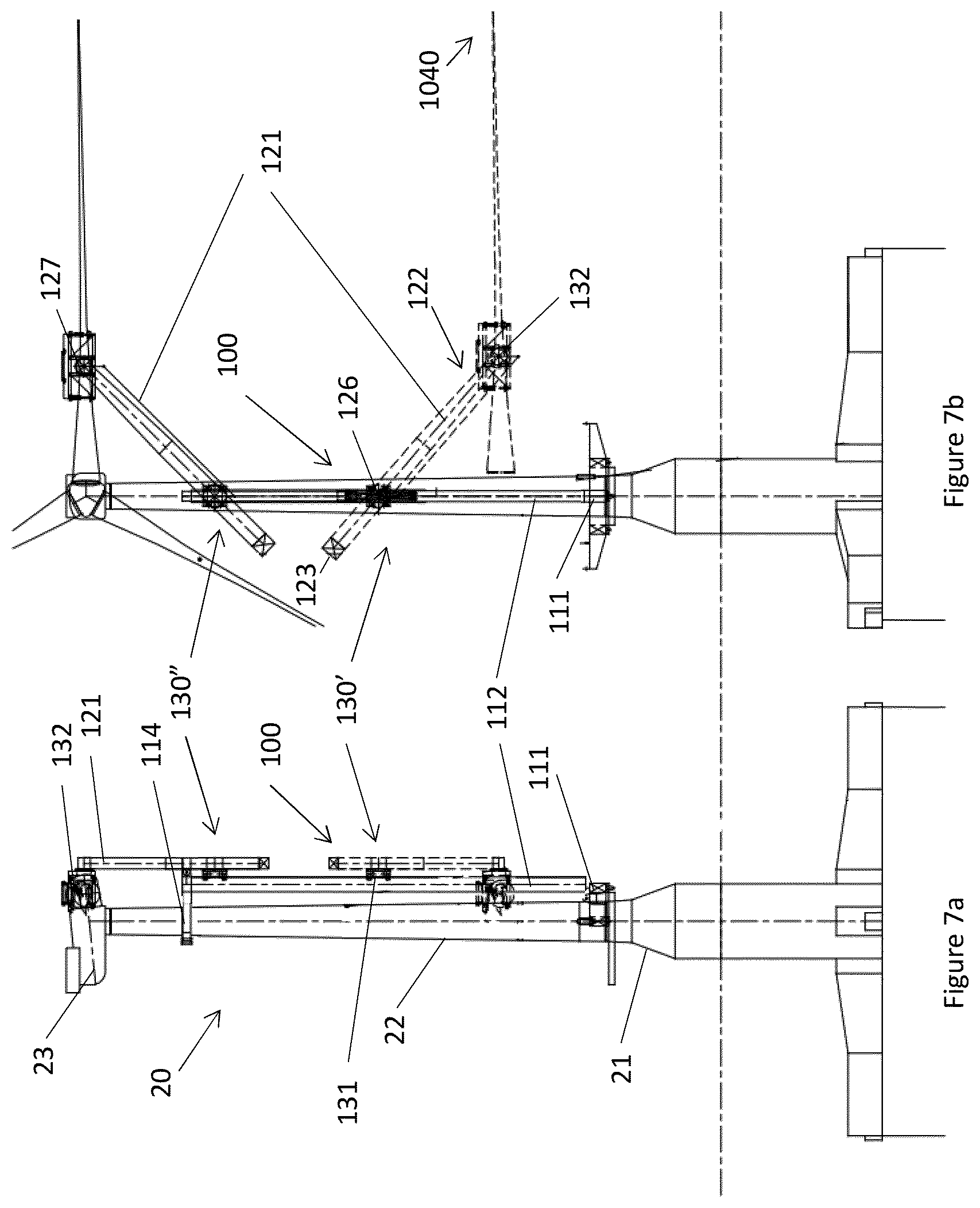 Patent US12305613 Figure 7 – Method and blade installation device for installing a blade of an offshore wind turbine