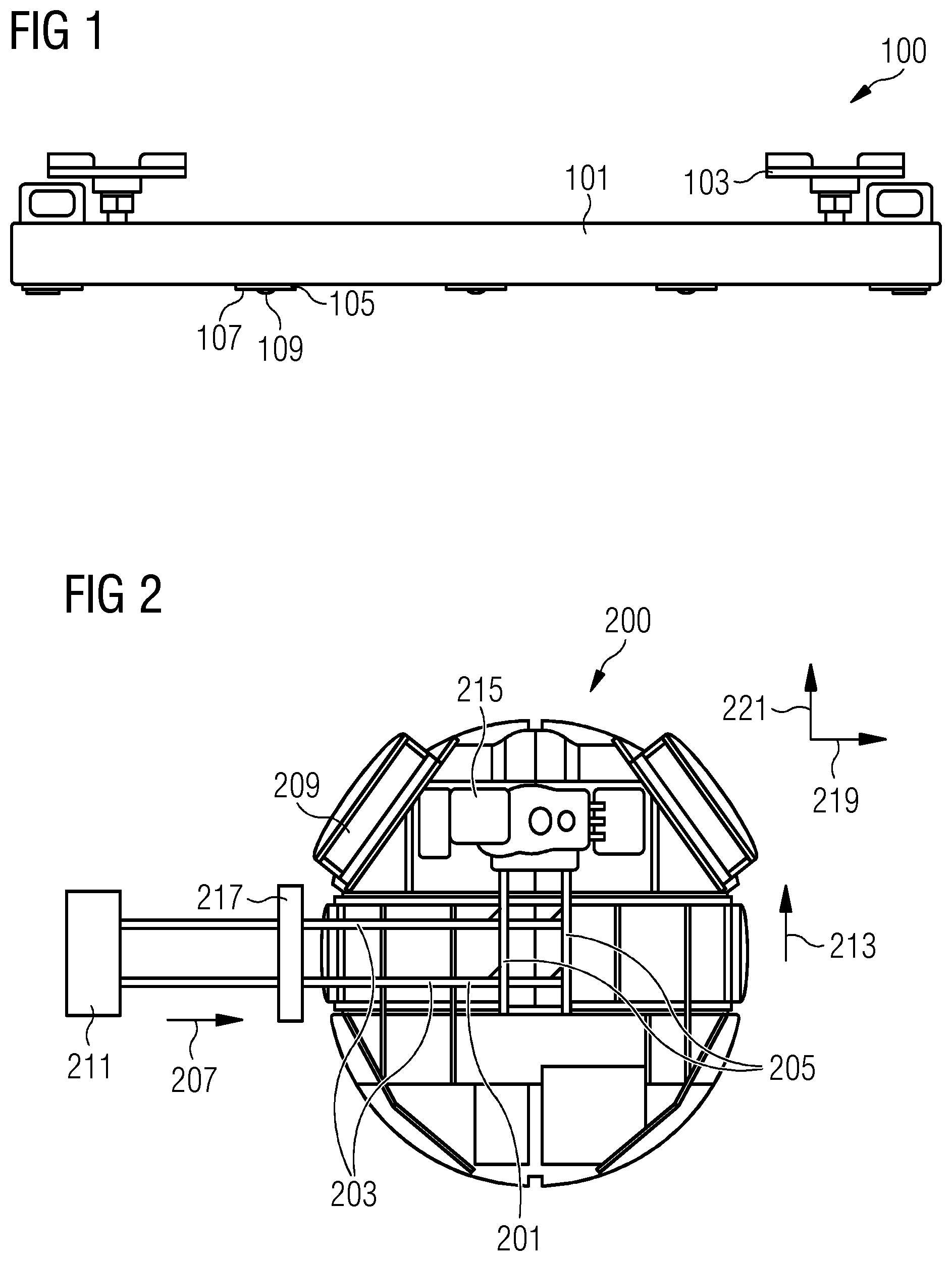 Patent US12305614 Figure 1 – Apparatus, transport system and method for transport of an object in a wind turbine