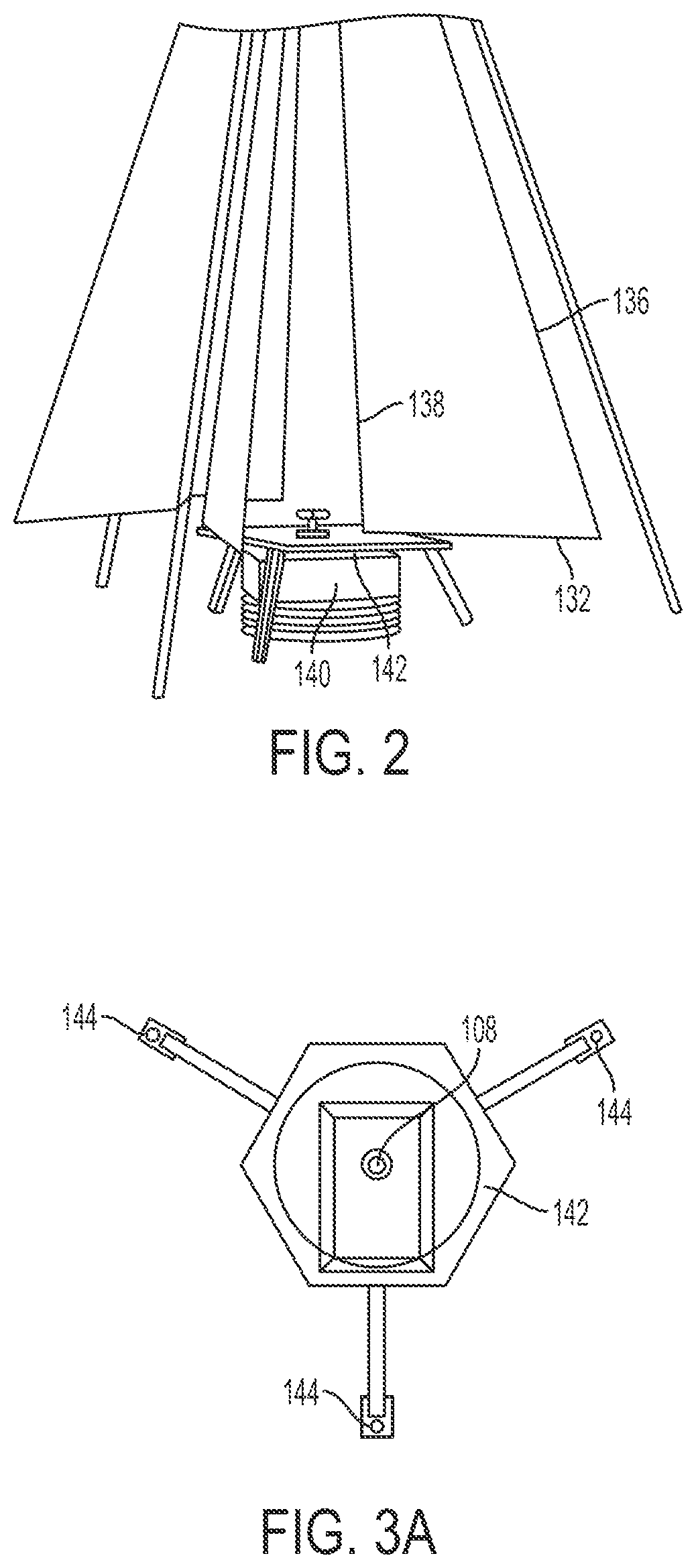 Patent US12305615 Figure 5 – Mastless wind turbine with stationary sails for improved power generation