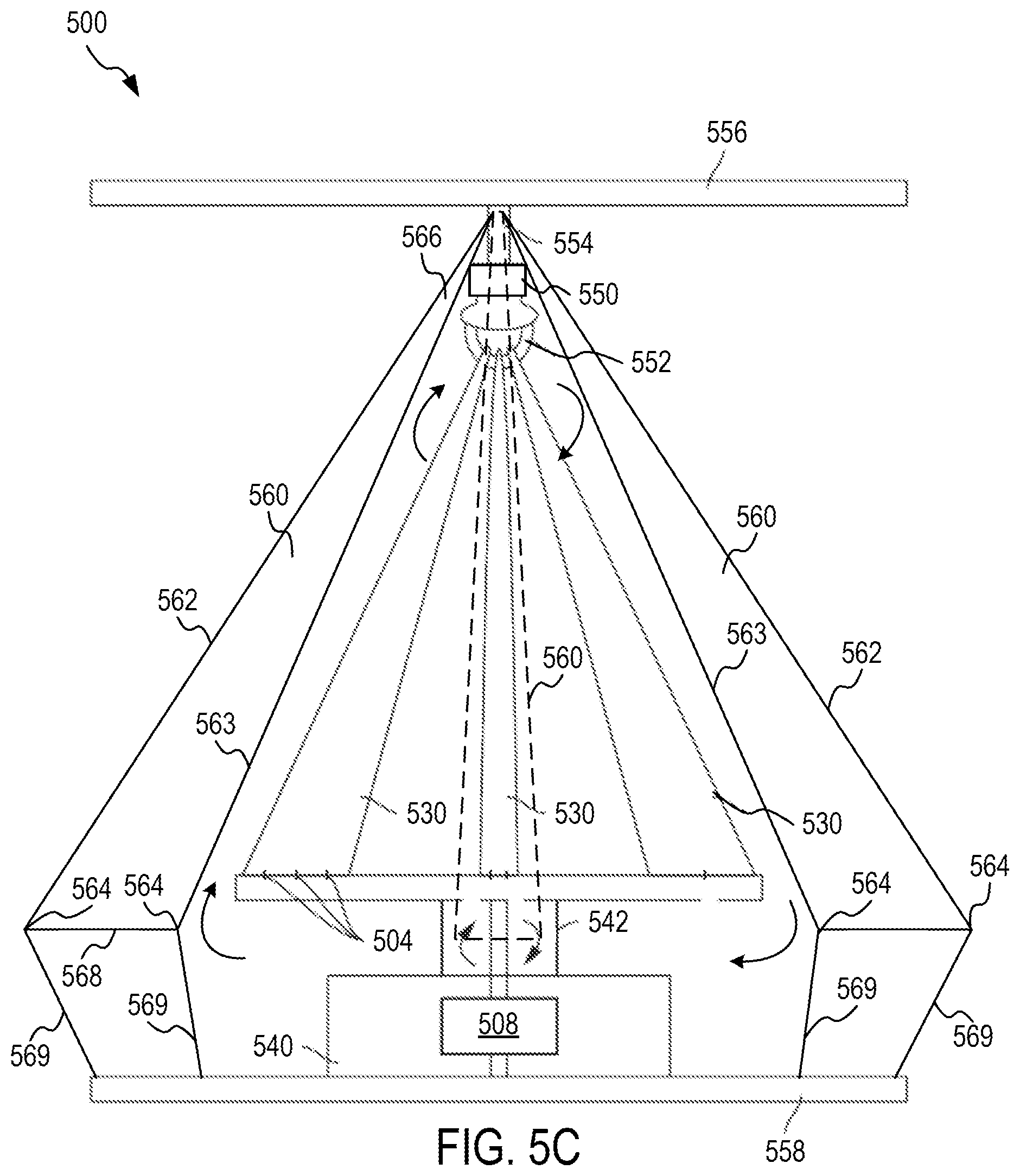 Patent US12305615 Figure 13 – Mastless wind turbine with stationary sails for improved power generation