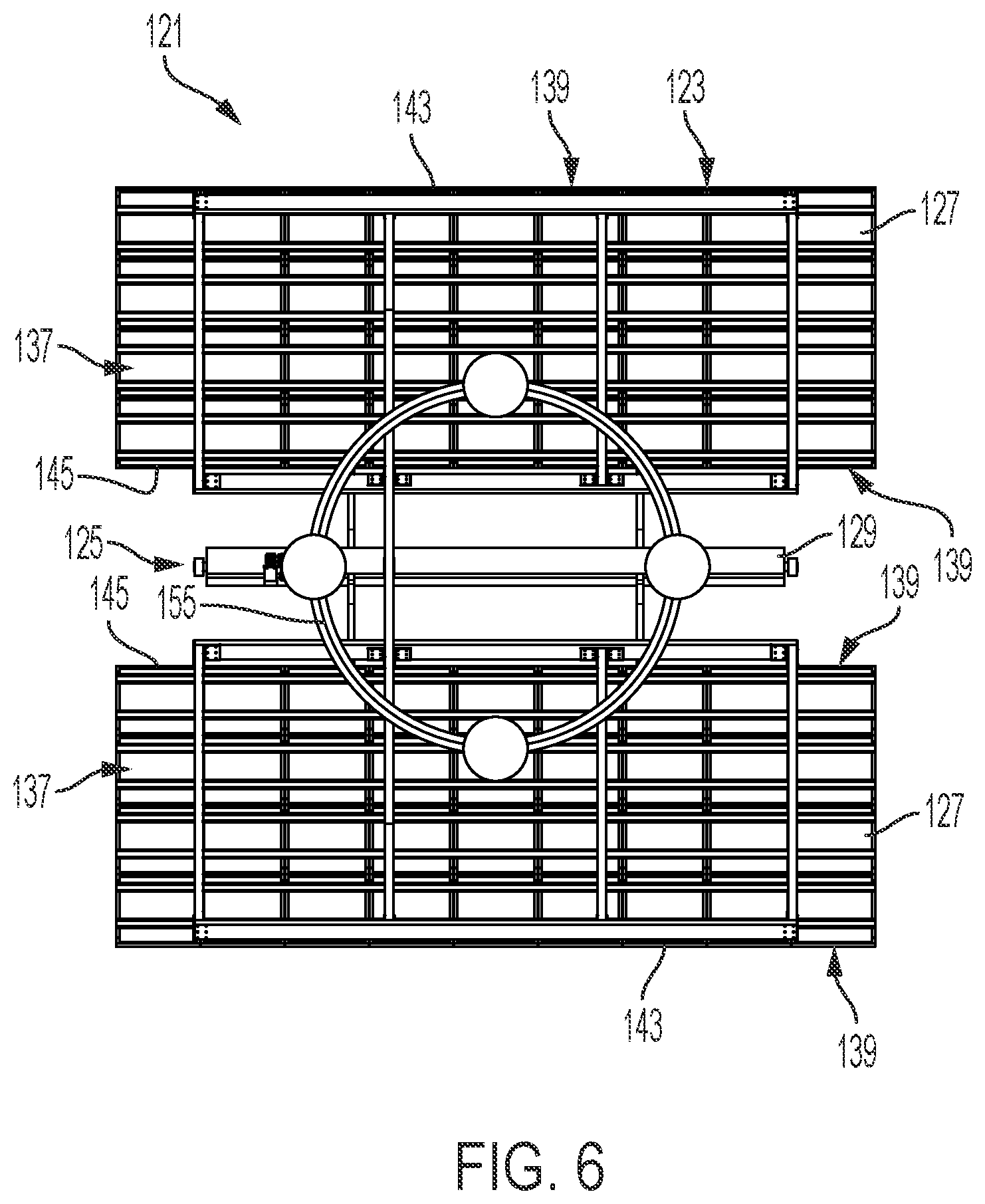 Patent US12305619 Figure 6 – Hybrid wind and solar energy generating system