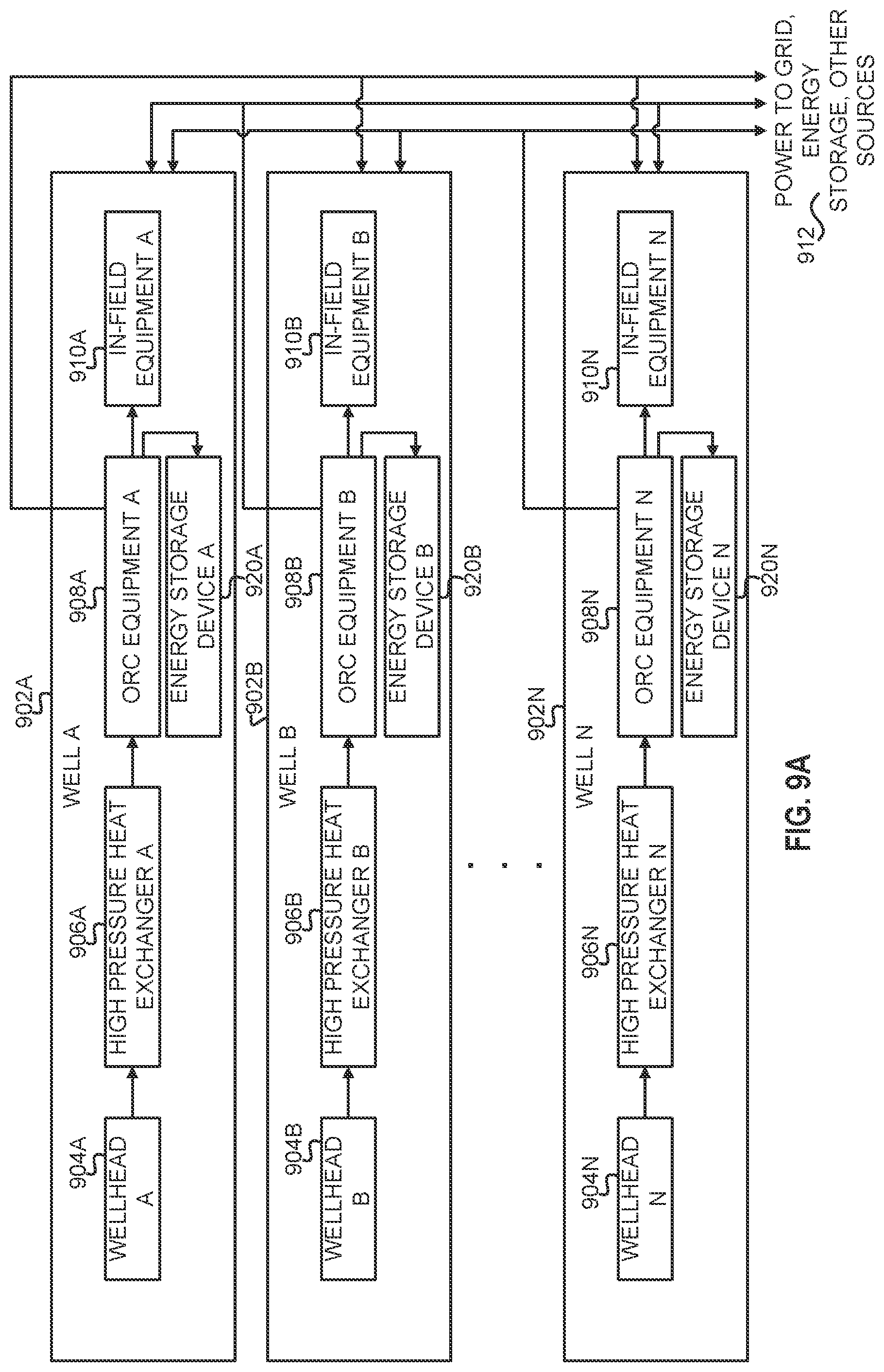 Patent US12305624 Figure 20 – Modular mobile heat generation unit for generation of geothermal power in organic rankine cycle operations