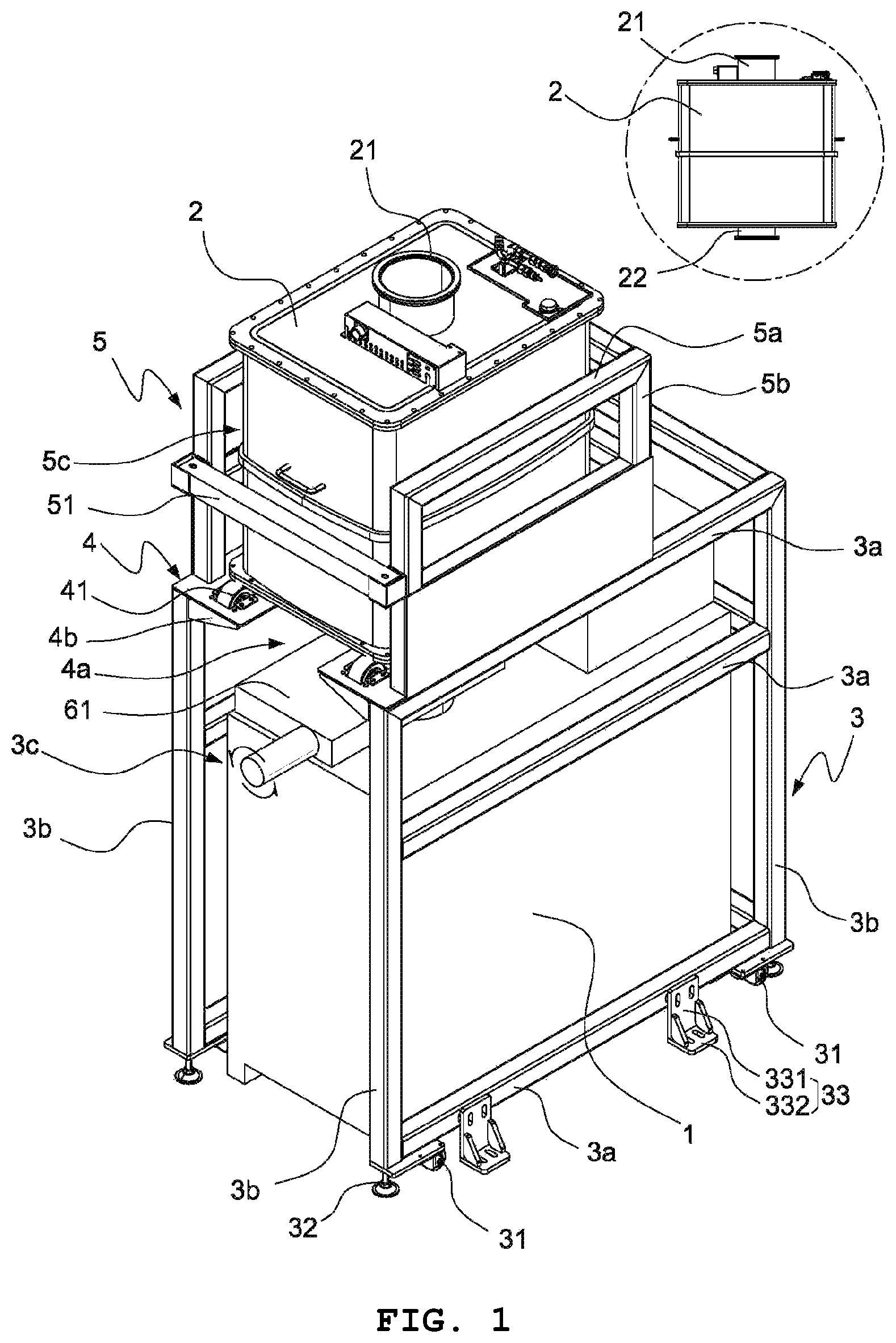 Patent US12305626 Figure 1 – Reactive by-products collection system
