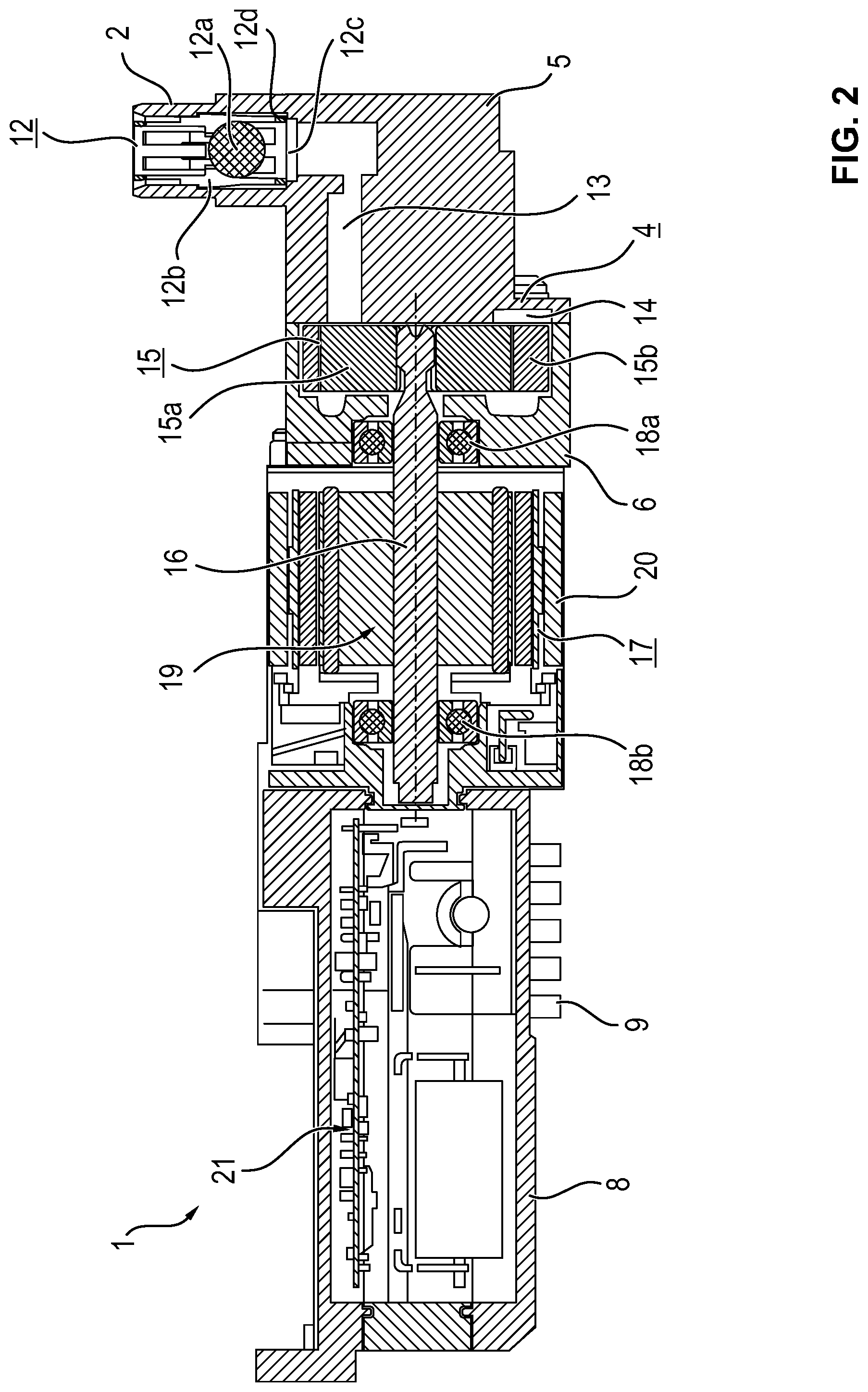 Patent US12305639 Figure 2 – Electromotive oil pump comprising a non-return valve