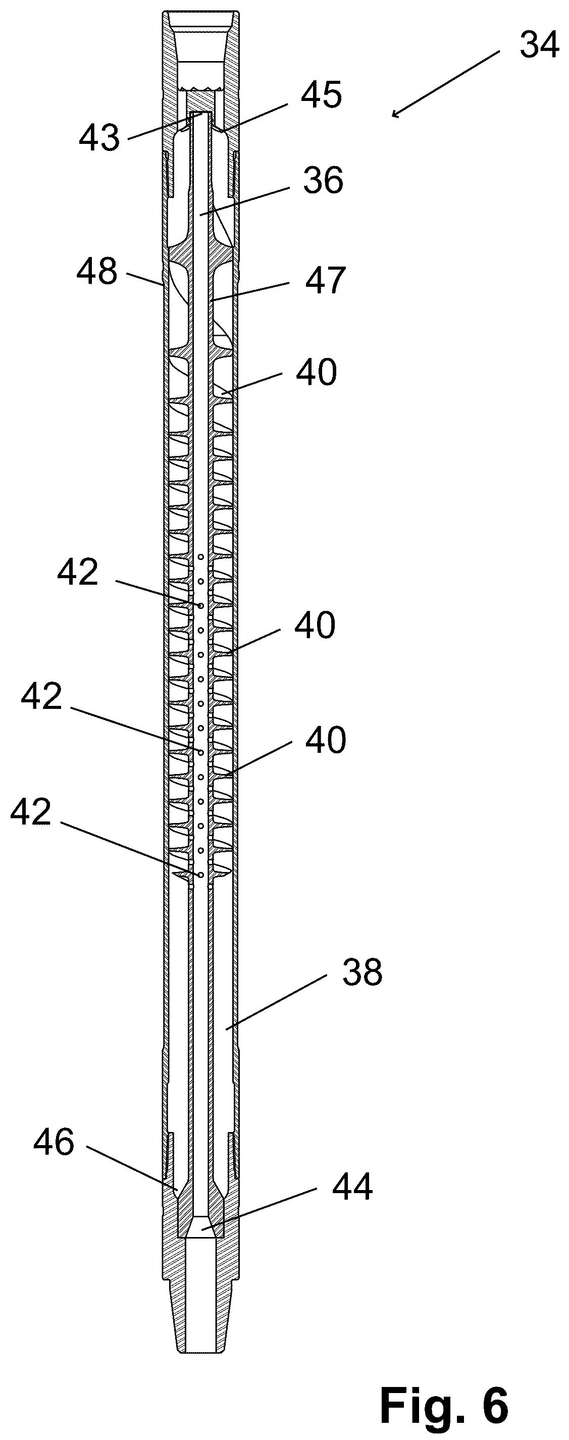 Patent US12305640 Figure 5 – Particle adjusting drilling assembly and method