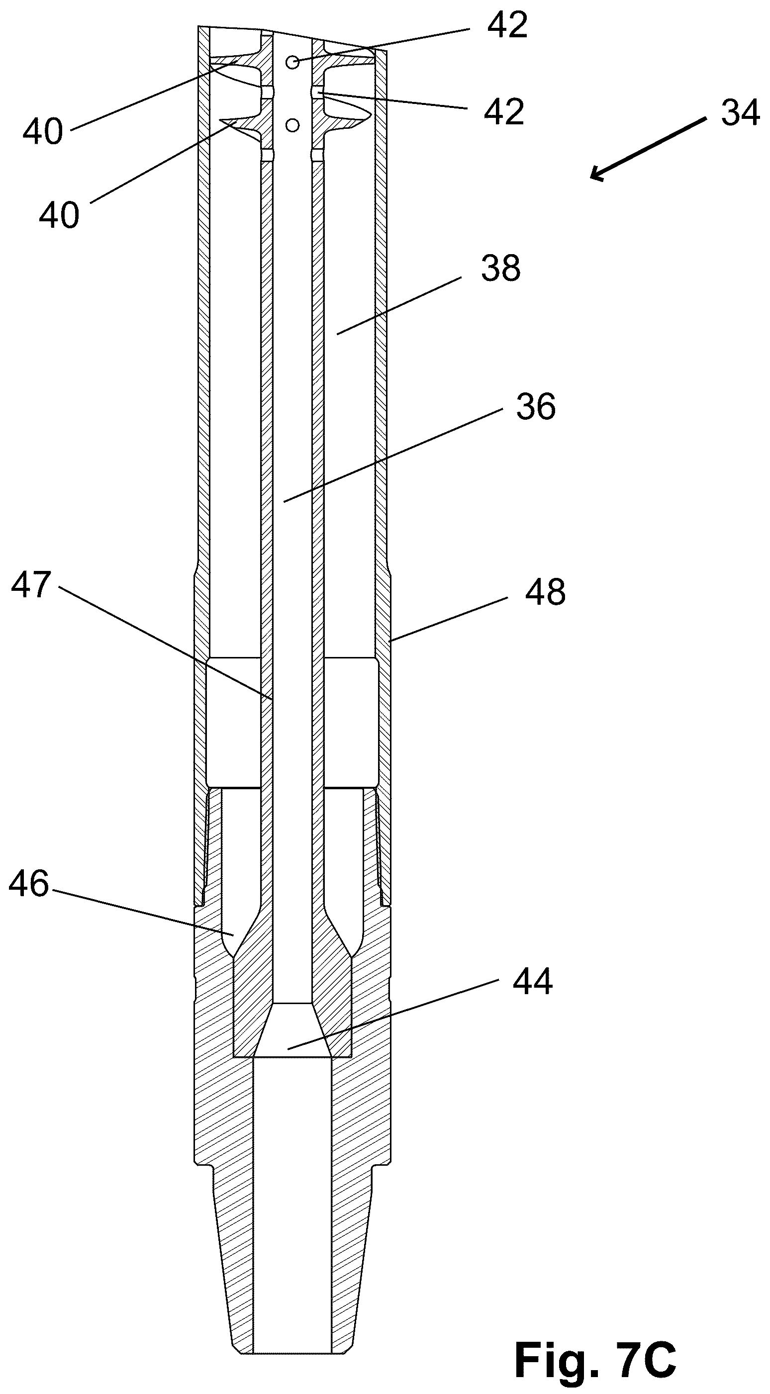 Patent US12305640 Figure 8 – Particle adjusting drilling assembly and method