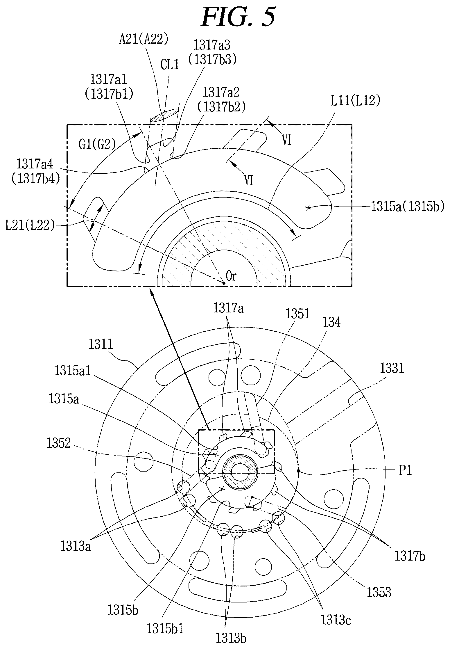 Patent US12305642 Figure 5 – Rotary compressor