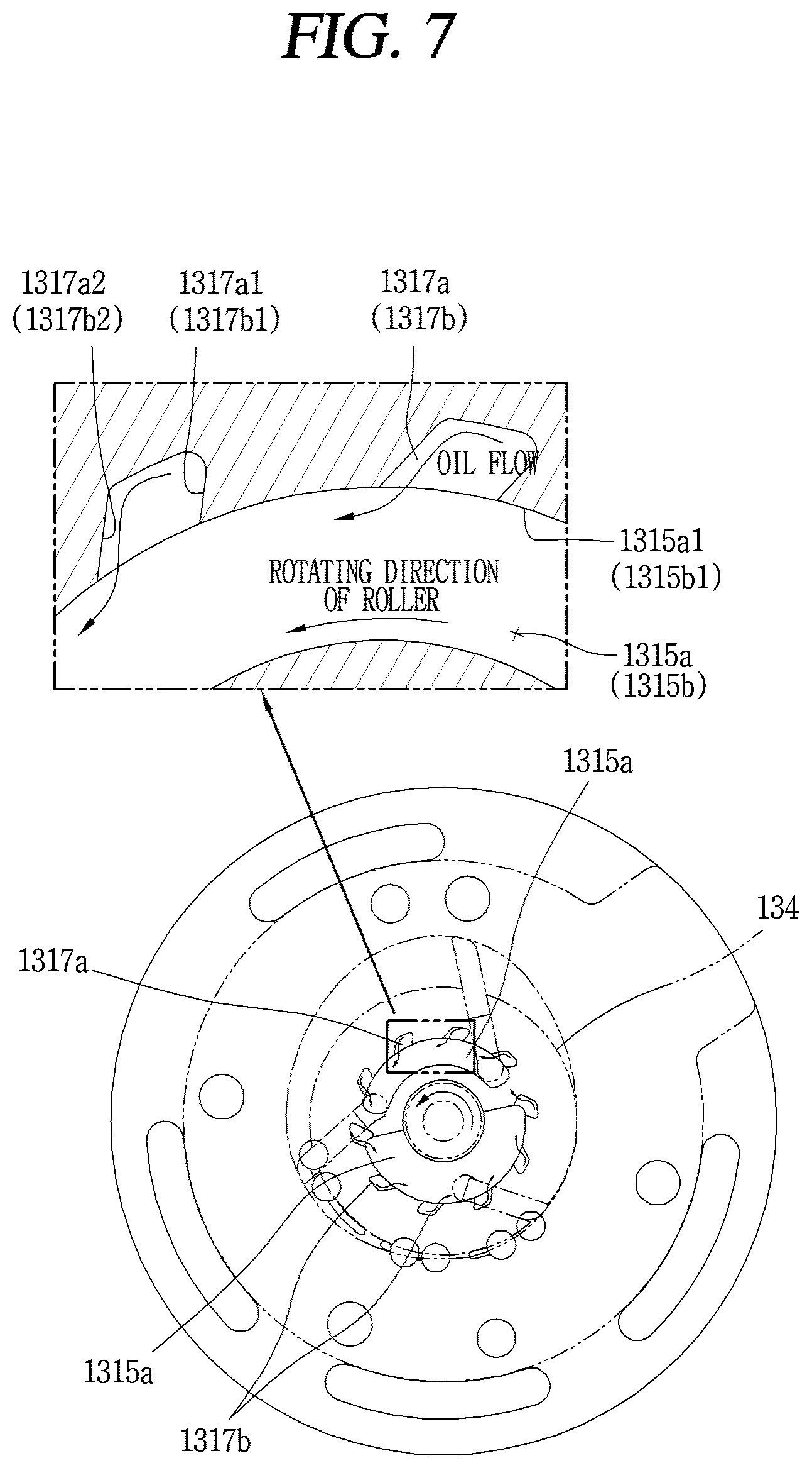 Patent US12305642 Figure 7 – Rotary compressor