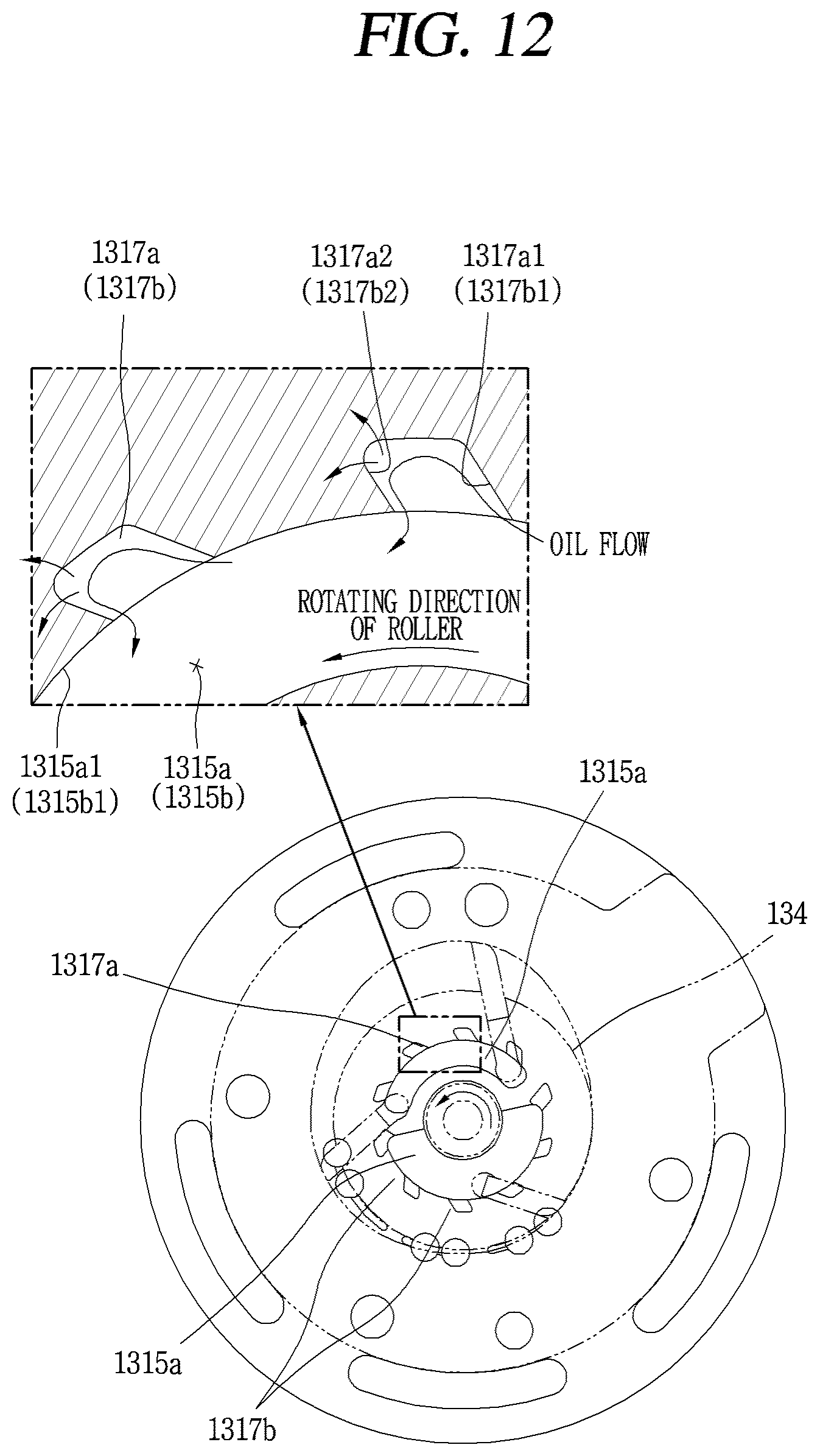 Patent US12305642 Figure 12 – Rotary compressor