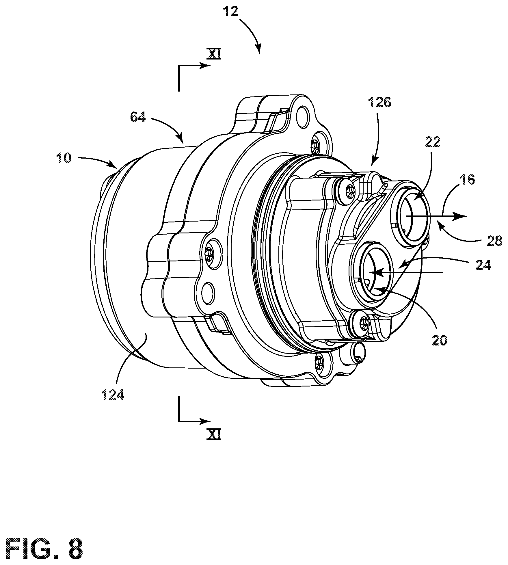 Patent US12305645 Figure 5 – Thermistor flow path
