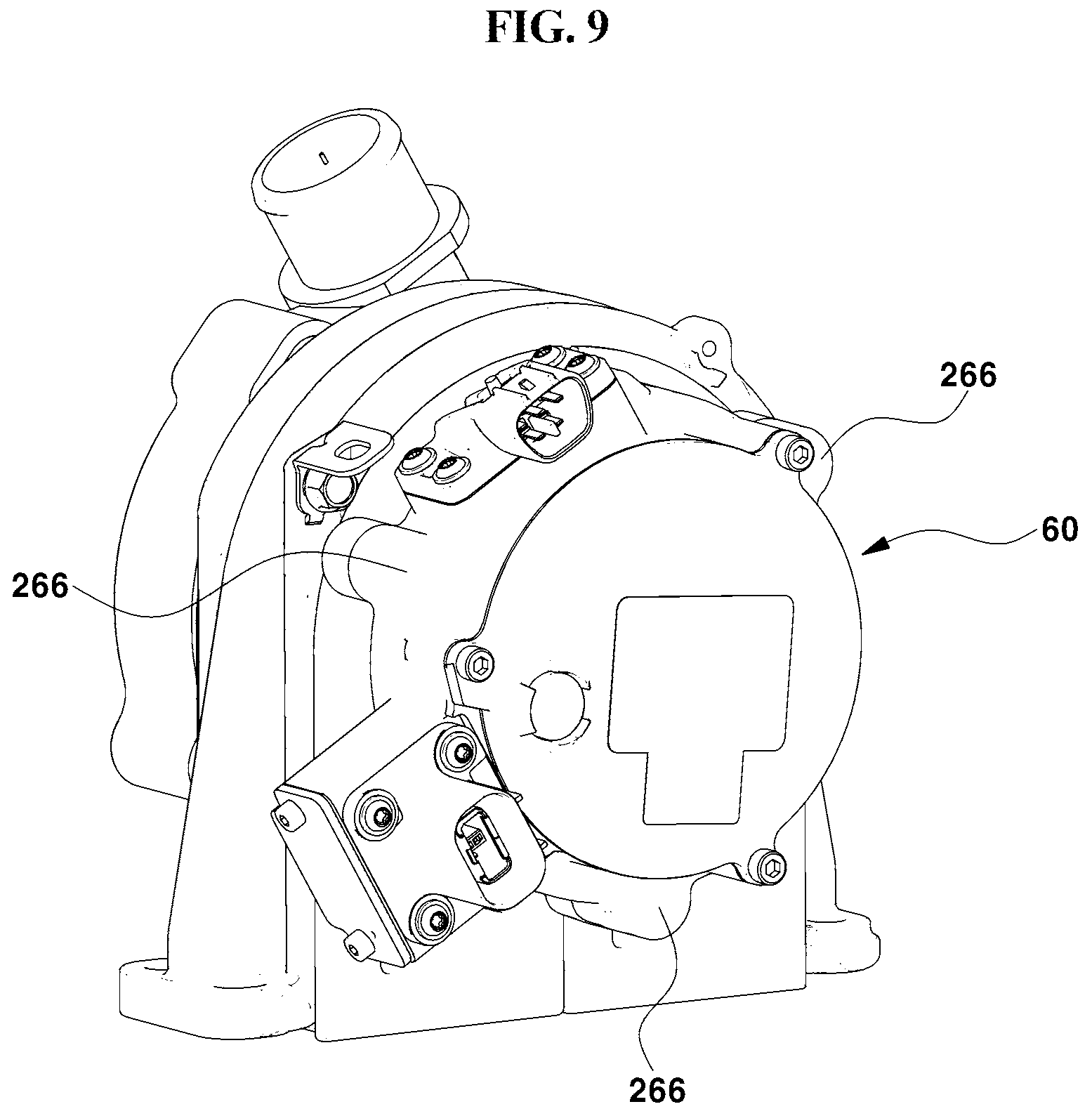 Patent US12305648 Figure 10 – Electric water pump